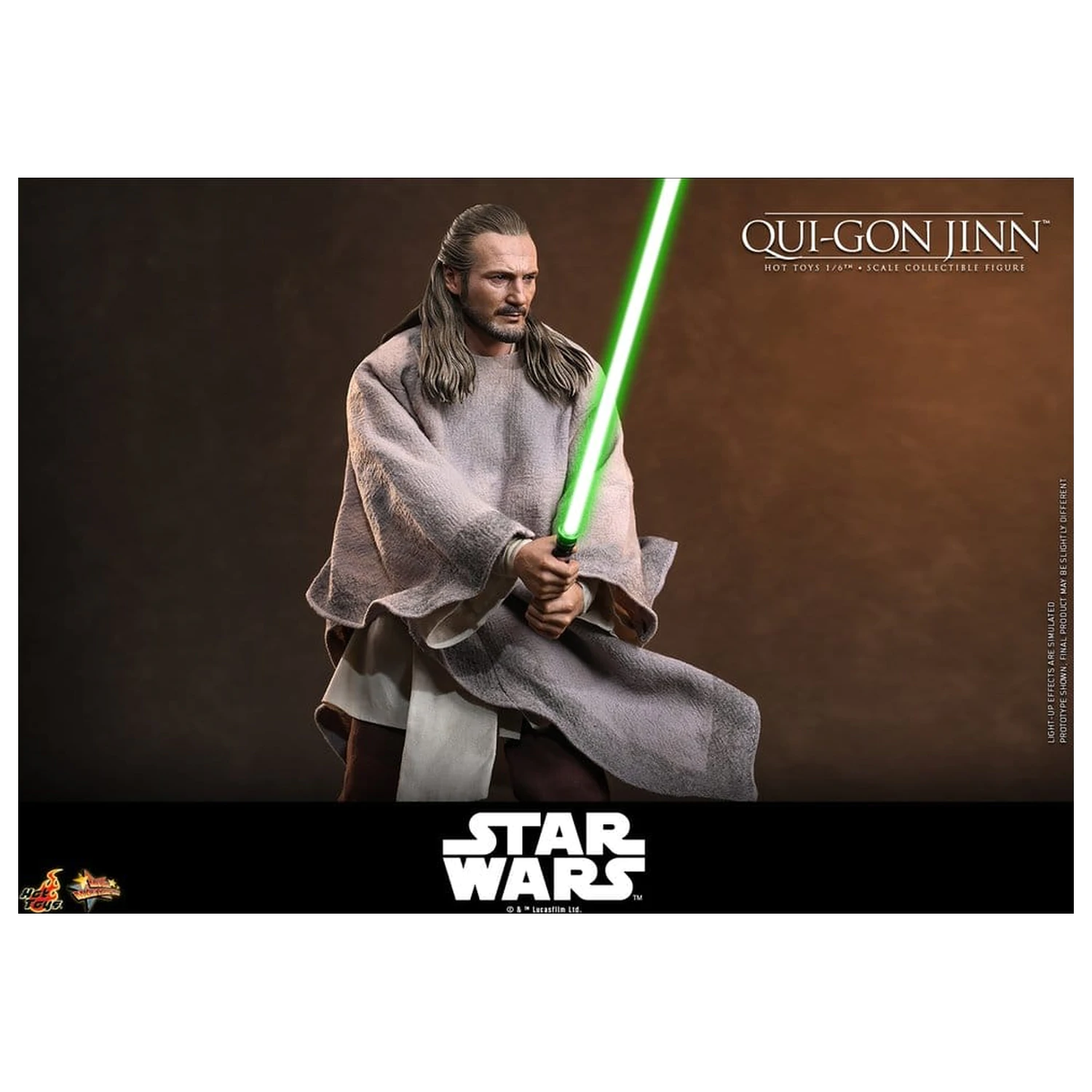 Star Wars: The Phantom Menace Movie Masterpiece akčná figúrka 1/6 Qui-Gon Jinn (Artisan Edition) Hot Toys Exclusive 32 cm produktová fotografia