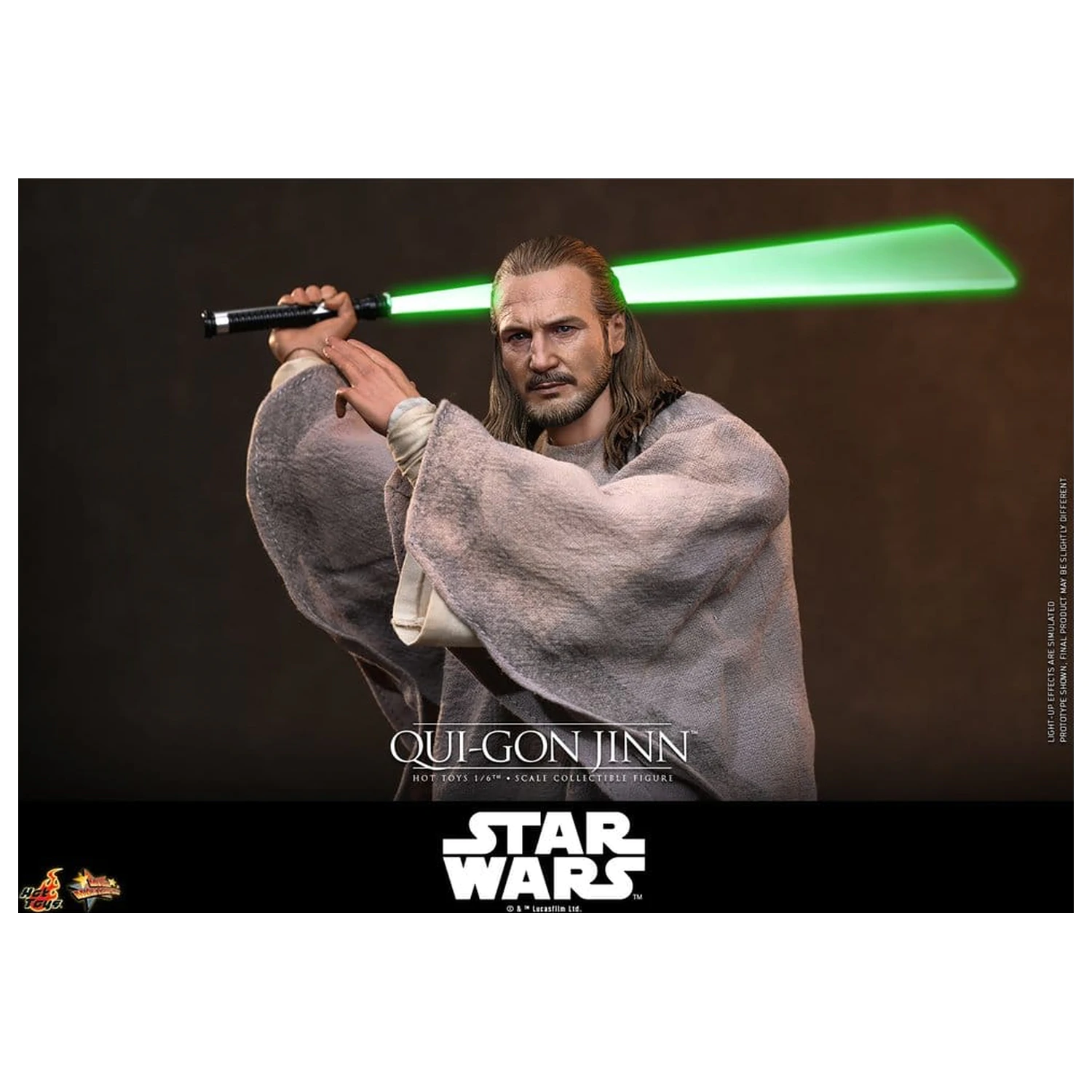 Star Wars: The Phantom Menace Movie Masterpiece akčná figúrka 1/6 Qui-Gon Jinn (Artisan Edition) Hot Toys Exclusive 32 cm produktová fotografia