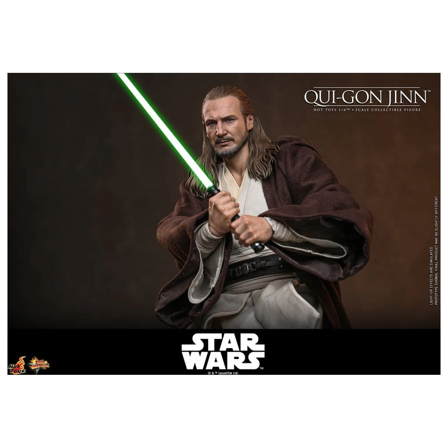 Star Wars: The Phantom Menace Movie Masterpiece akčná figúrka 1/6 Qui-Gon Jinn (Artisan Edition) Hot Toys Exclusive 32 cm produktová fotografia