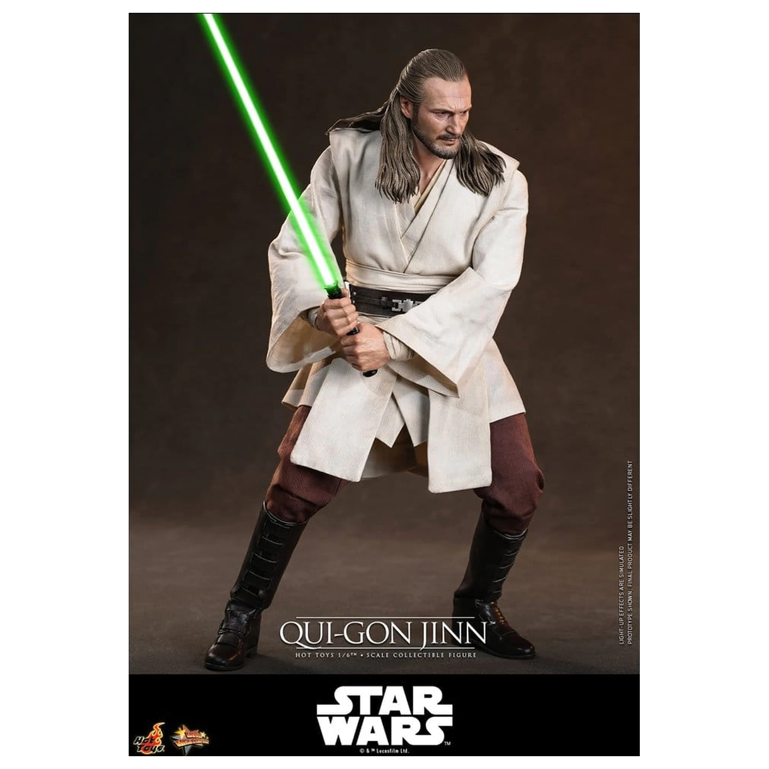 Star Wars: The Phantom Menace Movie Masterpiece akčná figúrka 1/6 Qui-Gon Jinn (Artisan Edition) Hot Toys Exclusive 32 cm produktová fotografia