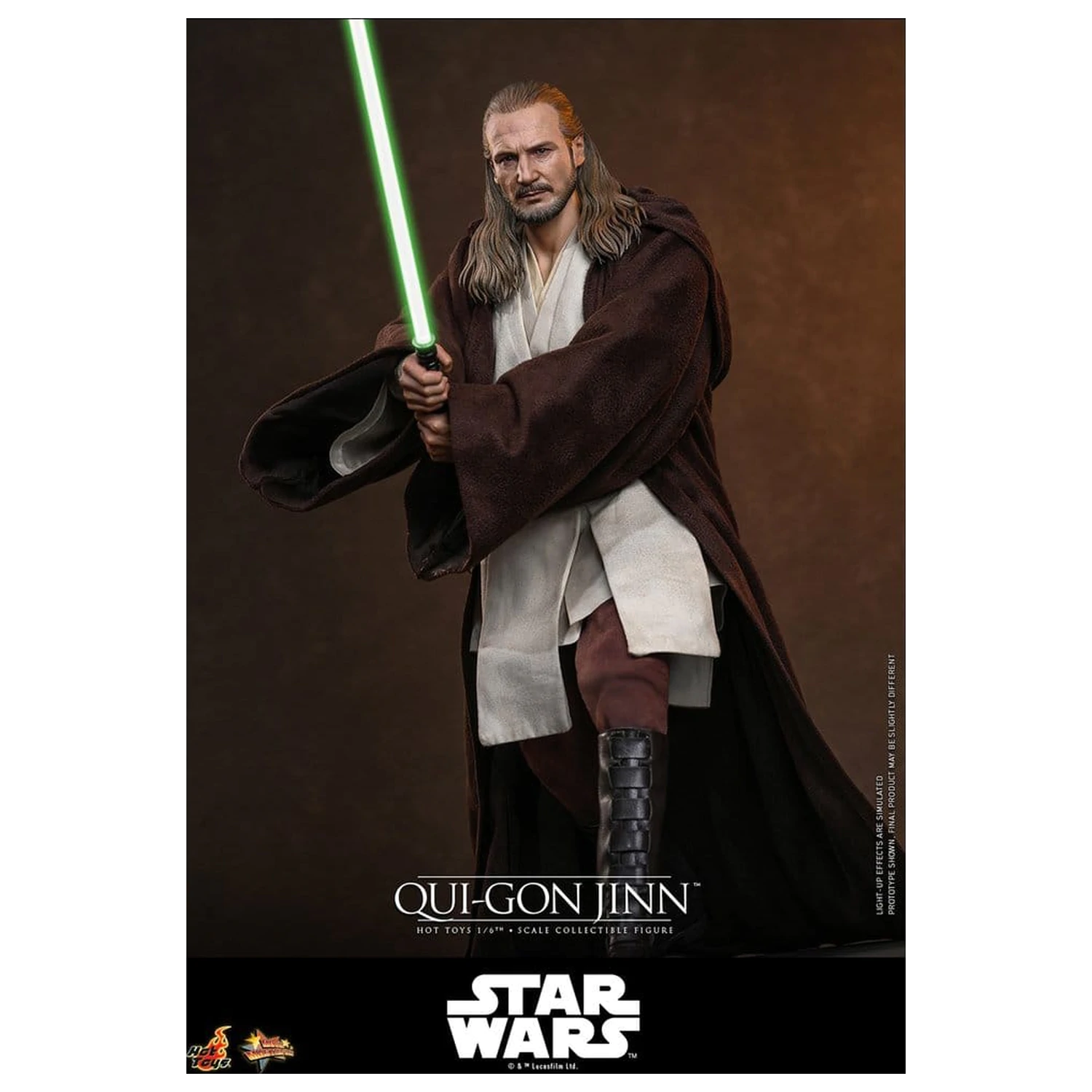 Star Wars: The Phantom Menace Movie Masterpiece akčná figúrka 1/6 Qui-Gon Jinn (Artisan Edition) Hot Toys Exclusive 32 cm produktová fotografia