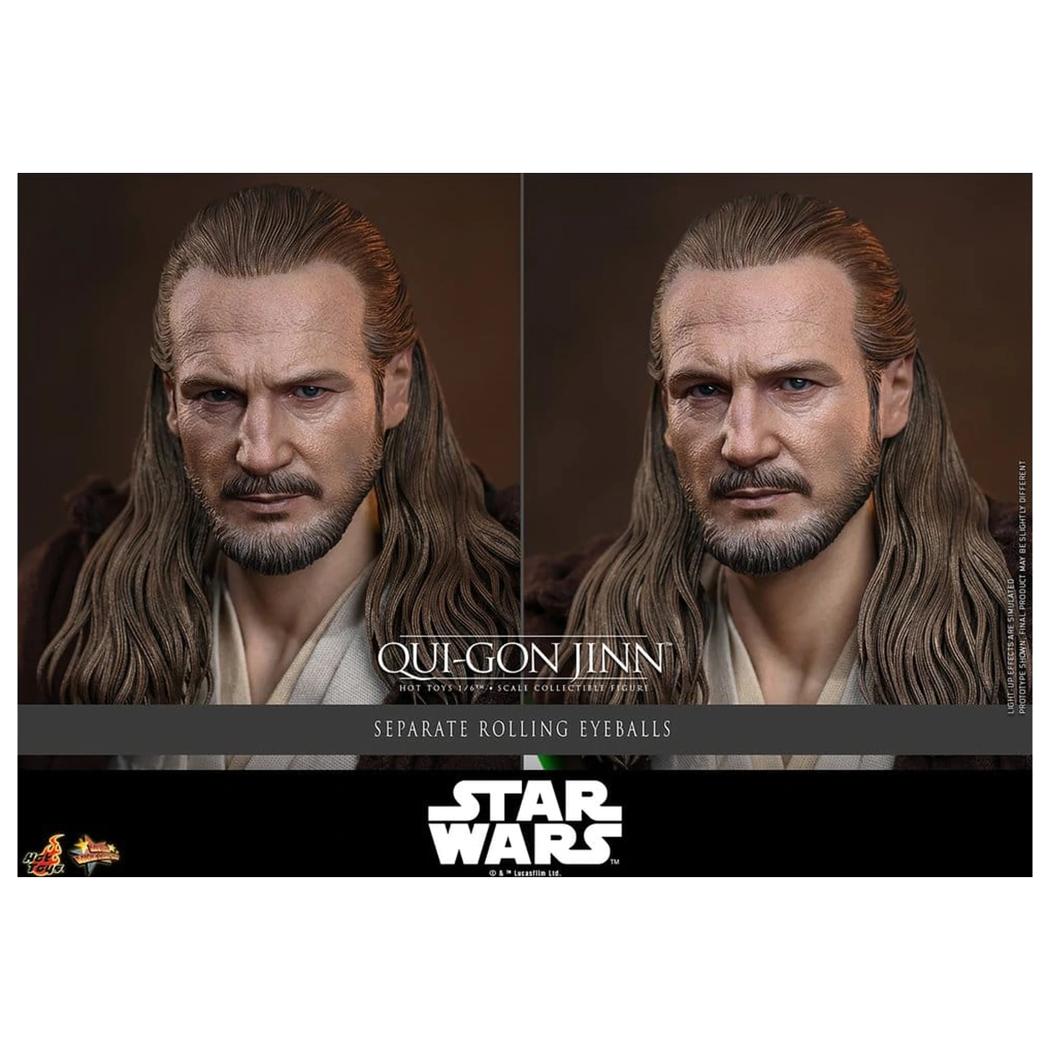 Star Wars: The Phantom Menace Movie Masterpiece akčná figúrka 1/6 Qui-Gon Jinn (Artisan Edition) Hot Toys Exclusive 32 cm produktová fotografia