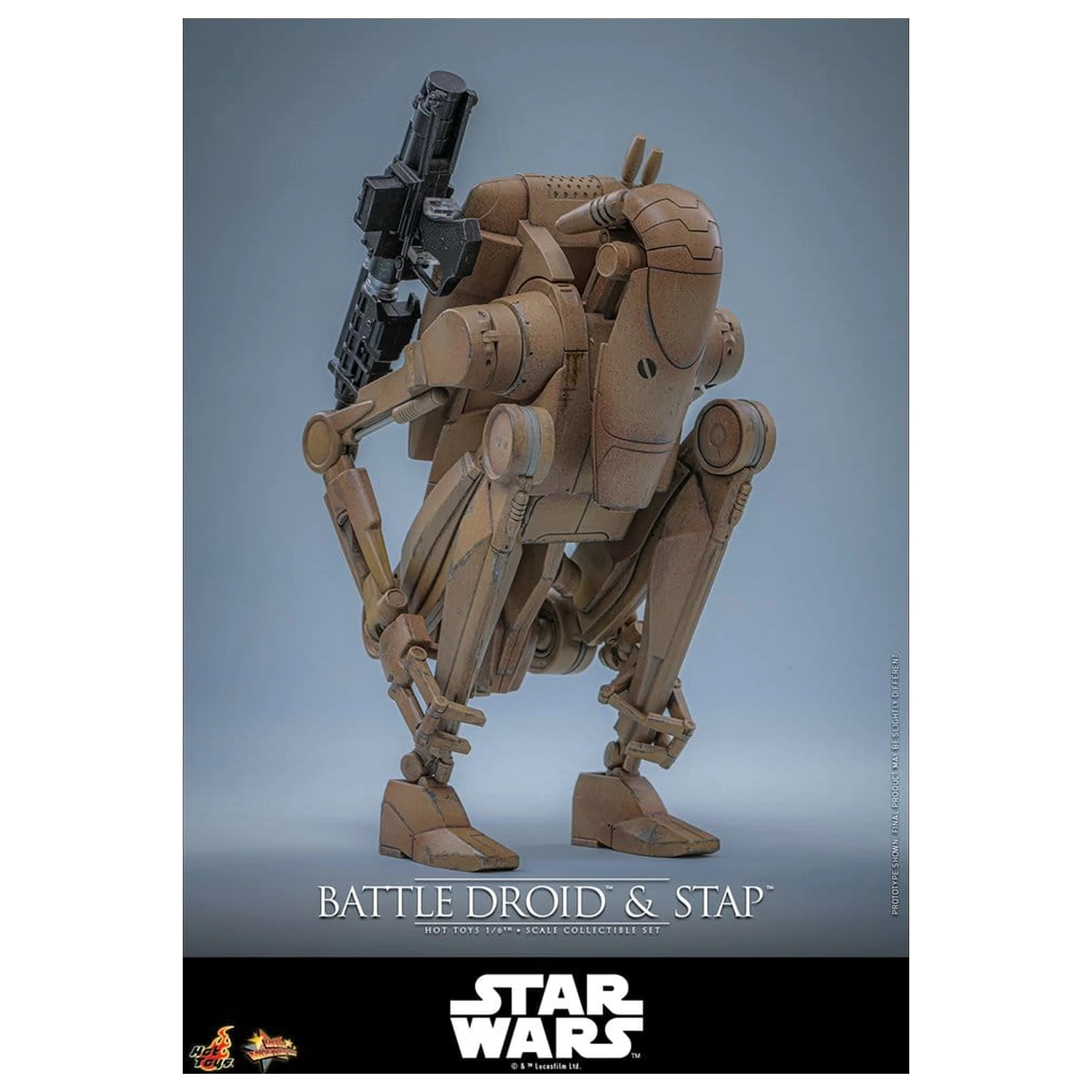 Star Wars: The Phantom Menace Movie Masterpiece Action Figure Set 1/6 Battle Droid & STAP 32 cm produktová fotografia