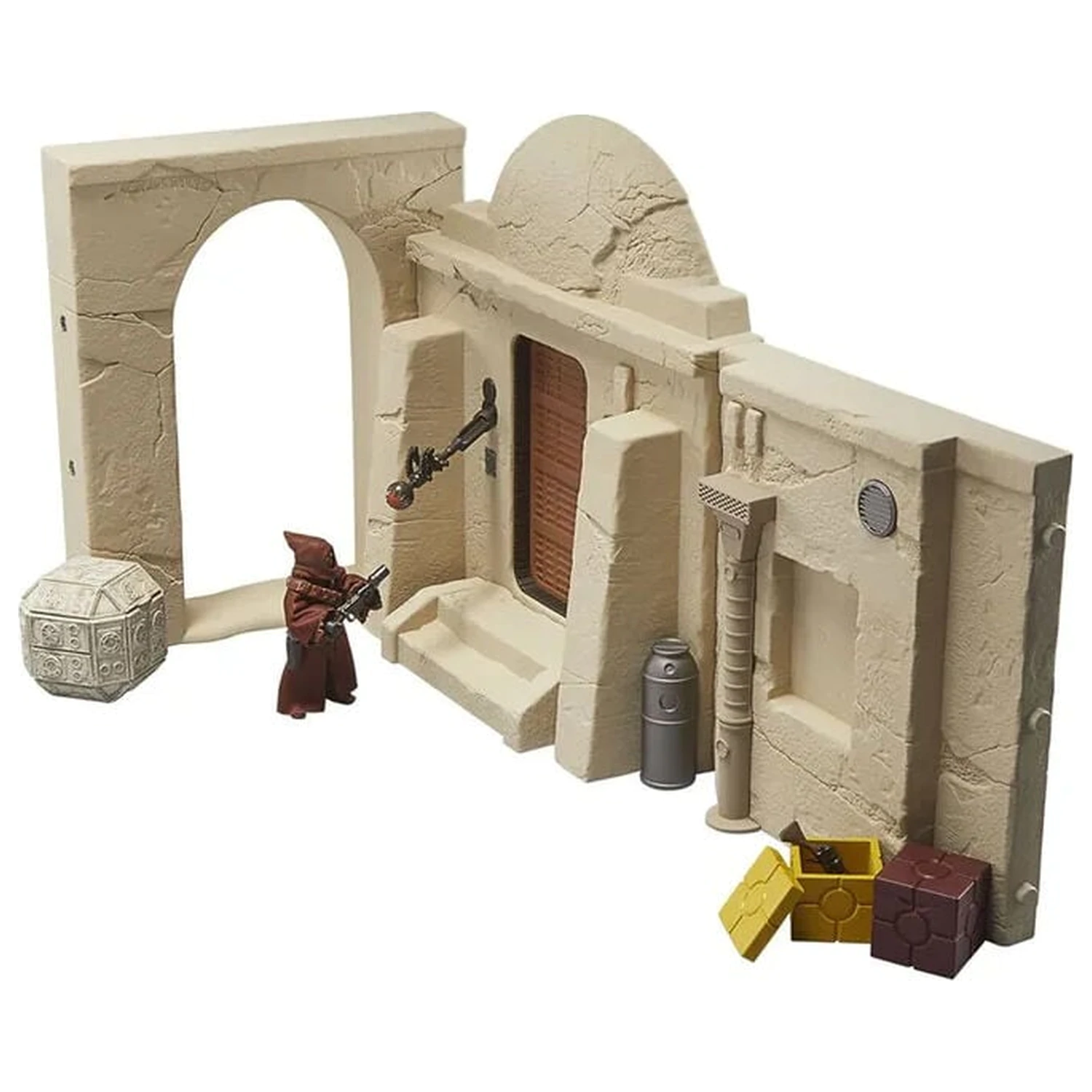 Star Wars Episode IV Vintage Collection herný set ulice Mos Eisley s akčnou figúrkou Jawa produktová fotografia