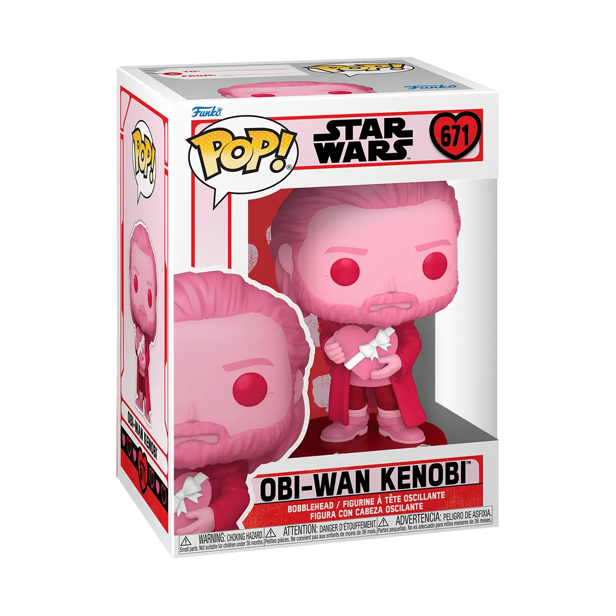 Star Wars Valentines POP! Star Wars vinylová figúrka Obi-Wan Kenobi 9 cm termékfotó