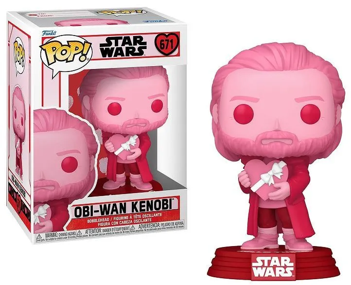 Star Wars Valentines POP! Star Wars vinylová figúrka Obi-Wan Kenobi 9 cm termékfotó