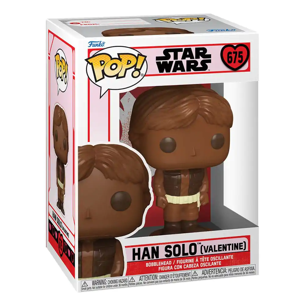 Star Wars Valentines POP! Vinylová figúrka Han Solo (Val Choc) 9 cm termékfotó