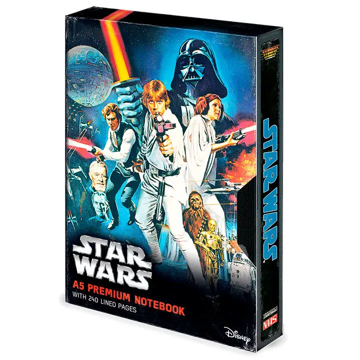 Star Wars Premium A5 A New Hope VHS Poznámkový zošit termékfotó