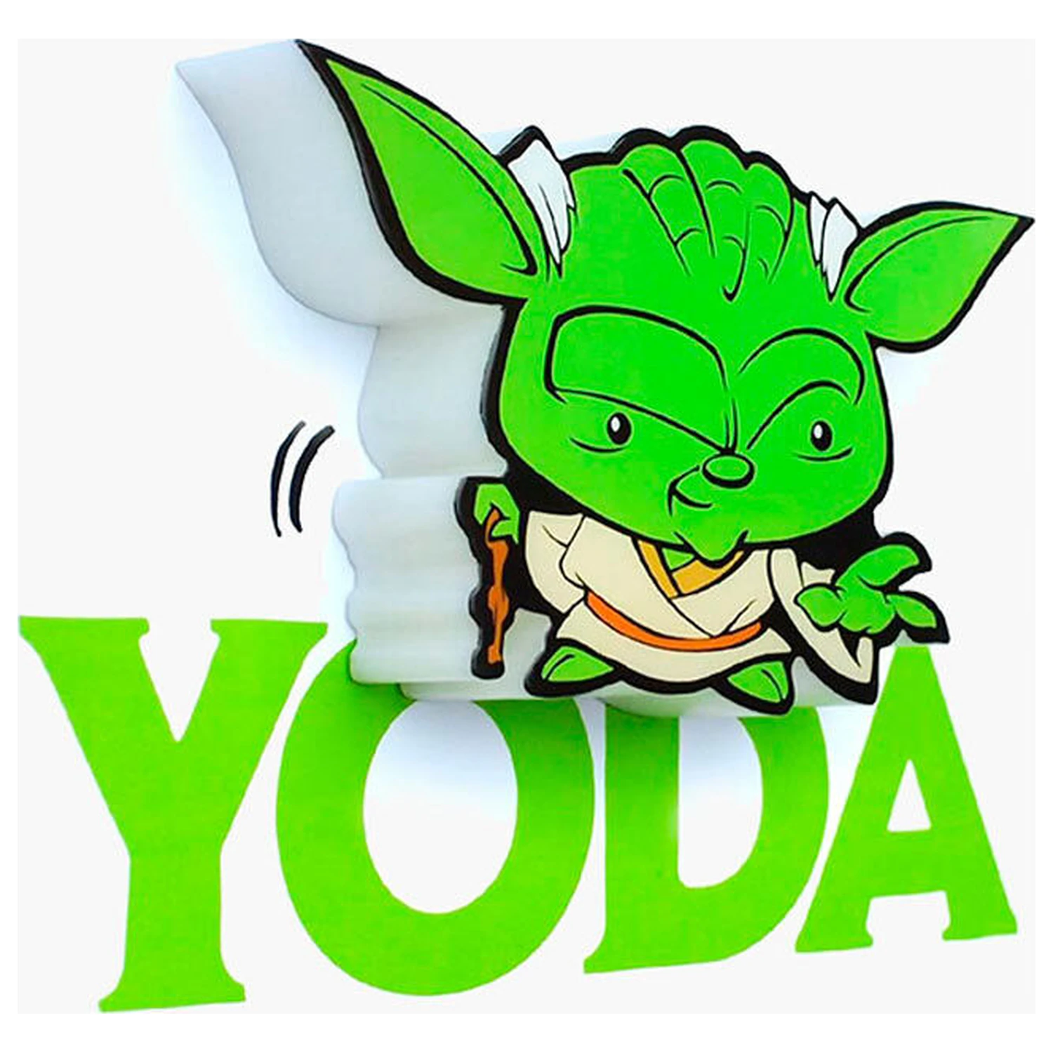 Star Wars Yoda 3D Light FX mini lampa produktová fotografia