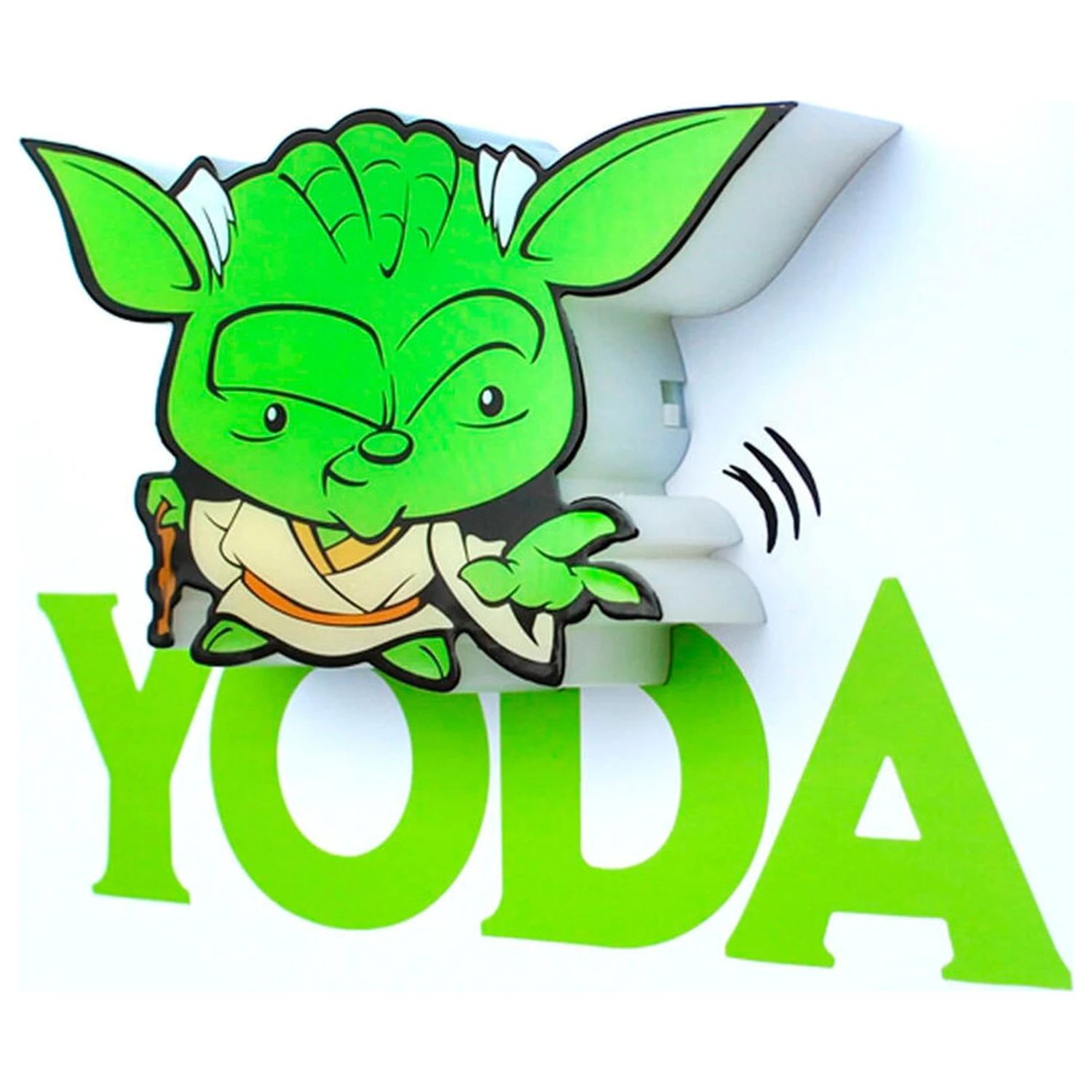Star Wars Yoda 3D Light FX mini lampa produktová fotografia