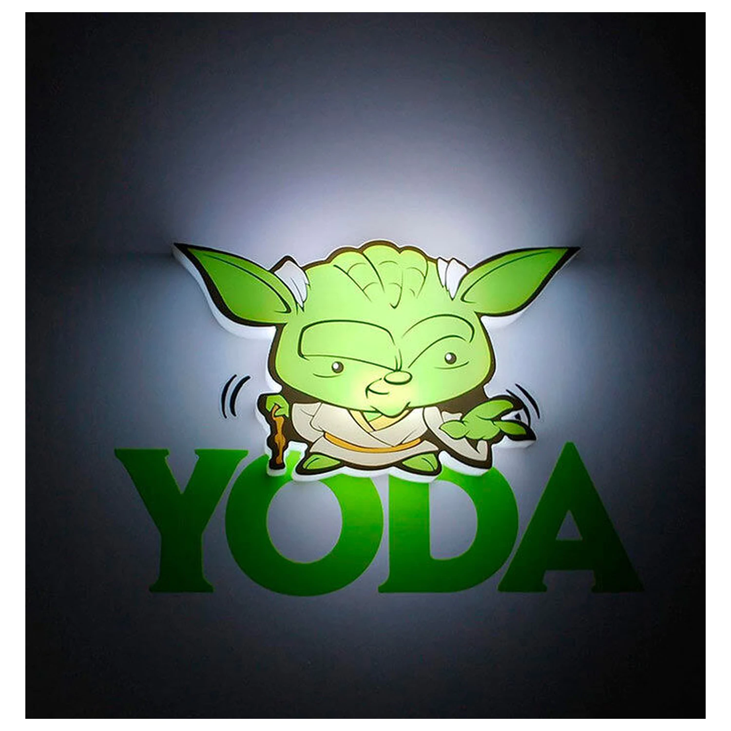 Star Wars Yoda 3D Light FX mini lampa produktová fotografia