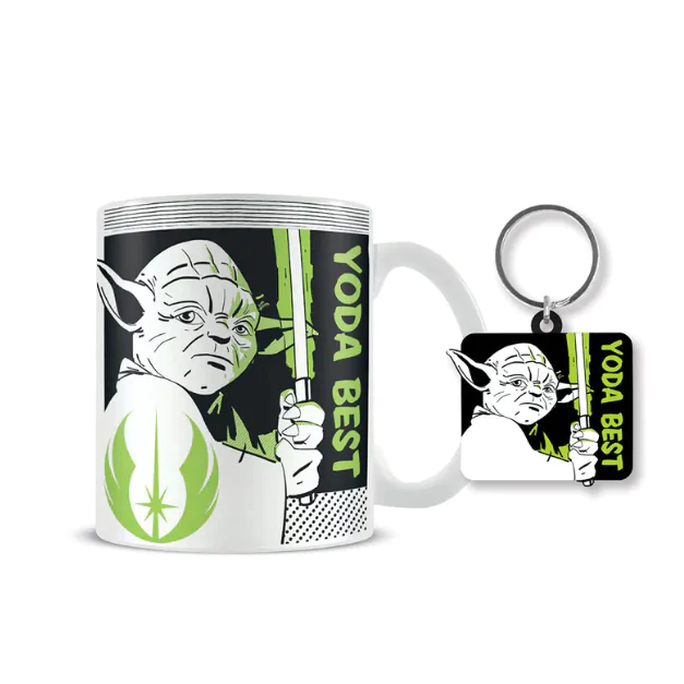 Star Wars Yoda Best Hrnček + keychain set produktová fotografia