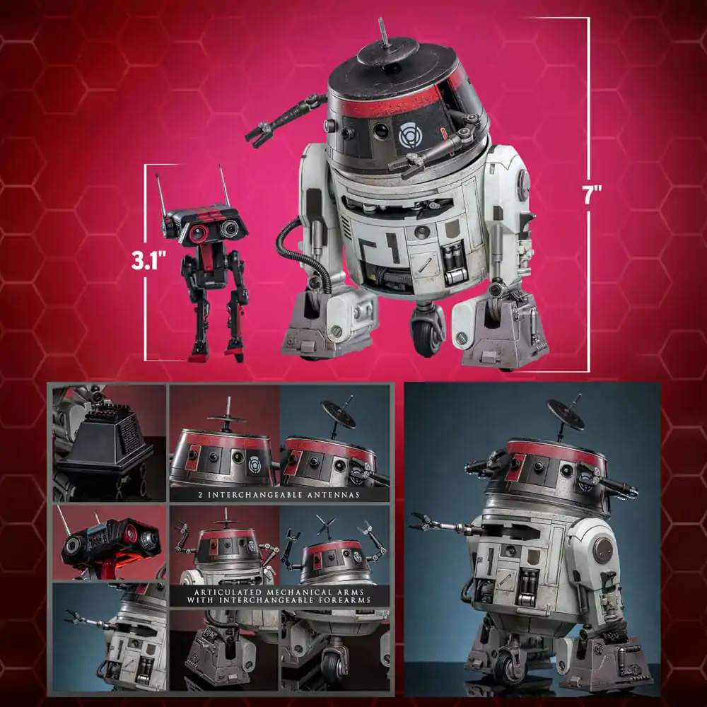 Star Wars Sada akčných figúrok 1/6 Chopper (C1-10P™) & BD-1™ (Imperial Disguise) 18 cm & 8 cm produktová fotografia