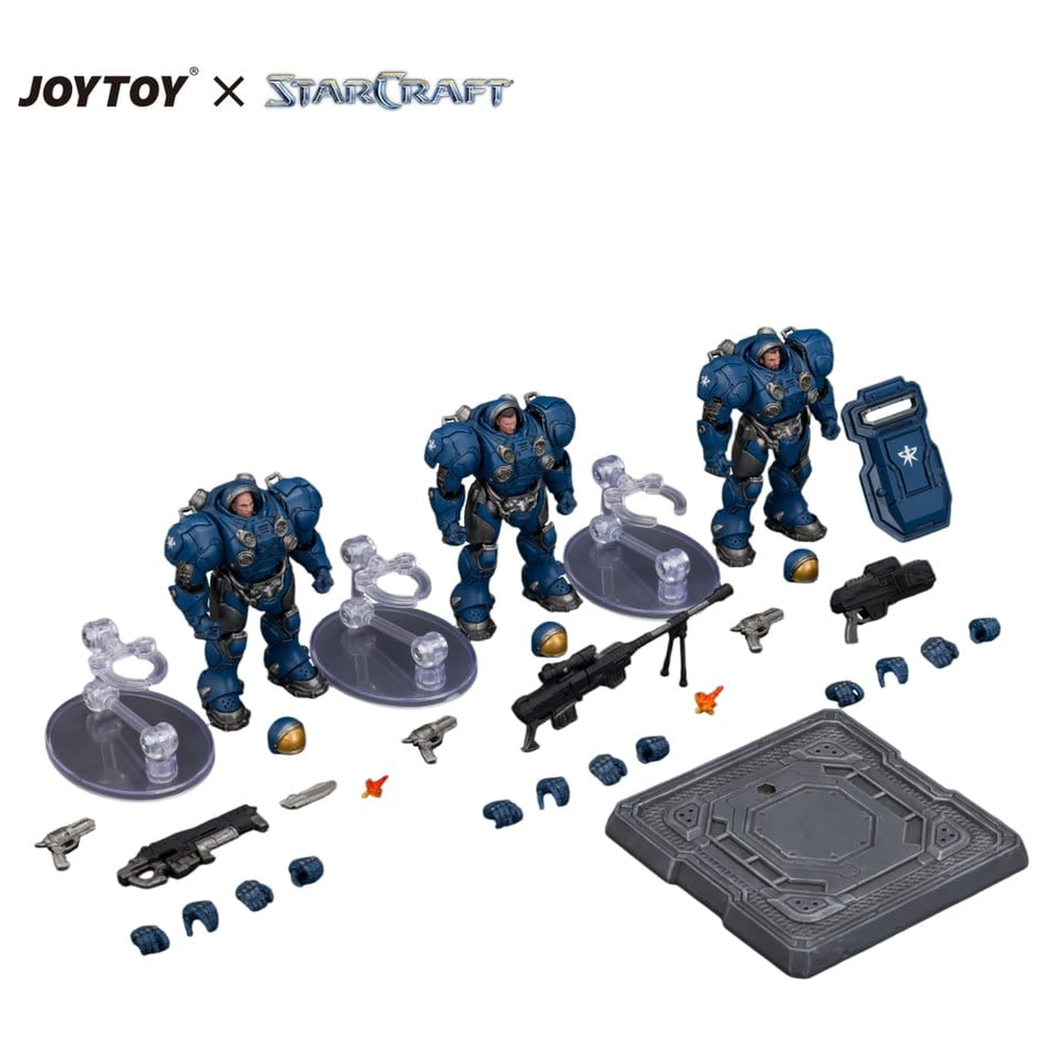 StarCraft Sada figúrok Terran Marine produktová fotografia
