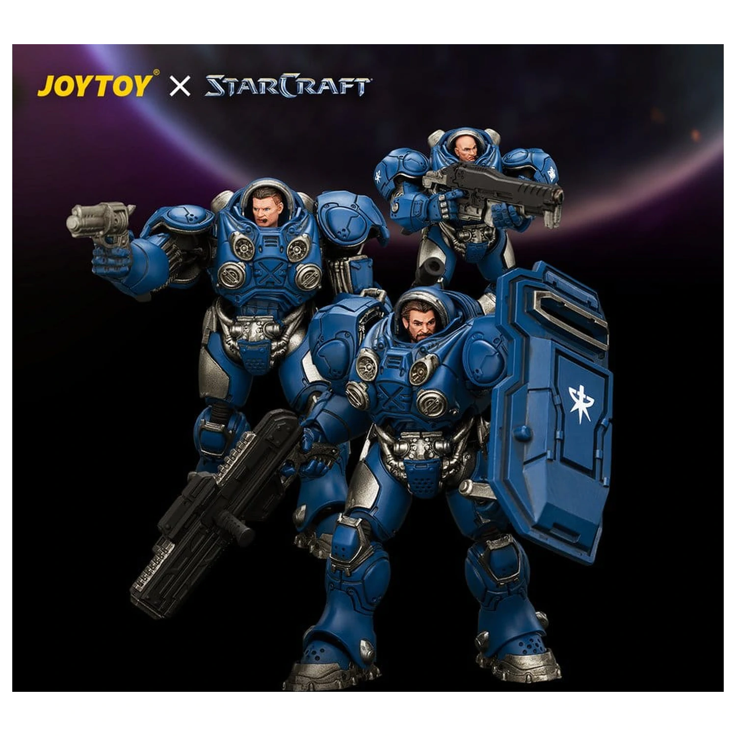 StarCraft Sada figúrok Terran Marine produktová fotografia