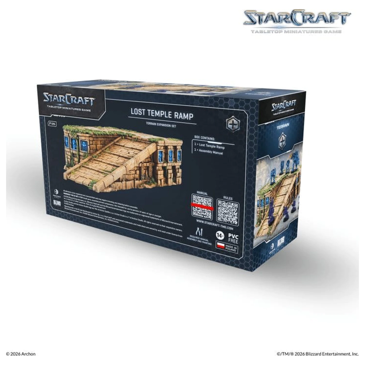 StarCraft TMG Rozširujúca súprava Terén: Lost Temple Ramp produktová fotografia