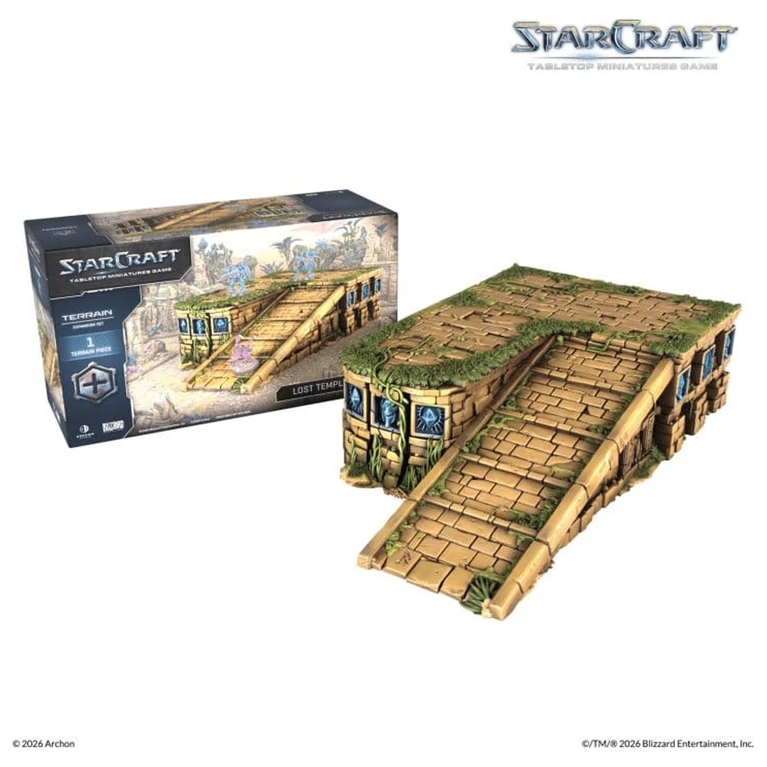 StarCraft TMG Rozširujúca súprava Terén: Lost Temple Ramp produktová fotografia