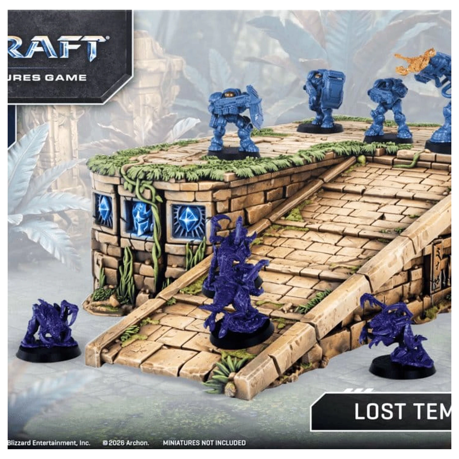 StarCraft TMG Rozširujúca súprava Terén: Lost Temple Ramp produktová fotografia