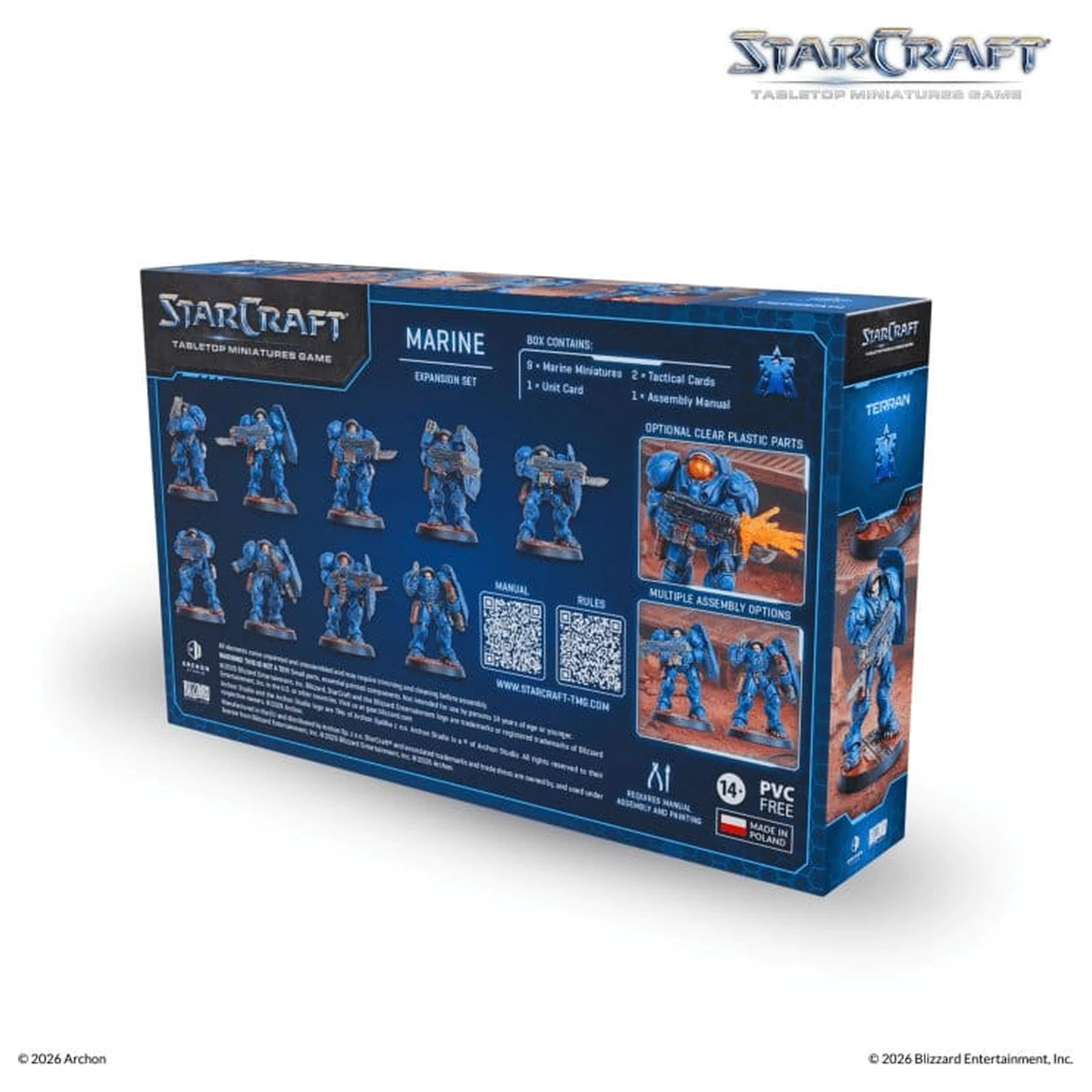 StarCraft TMG Rozširujúca súprava Terran: Marine produktová fotografia