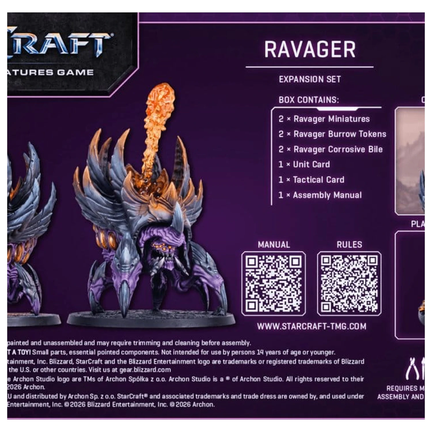 StarCraft TMG Rozšírená súprava Zerg: Ravager produktová fotografia