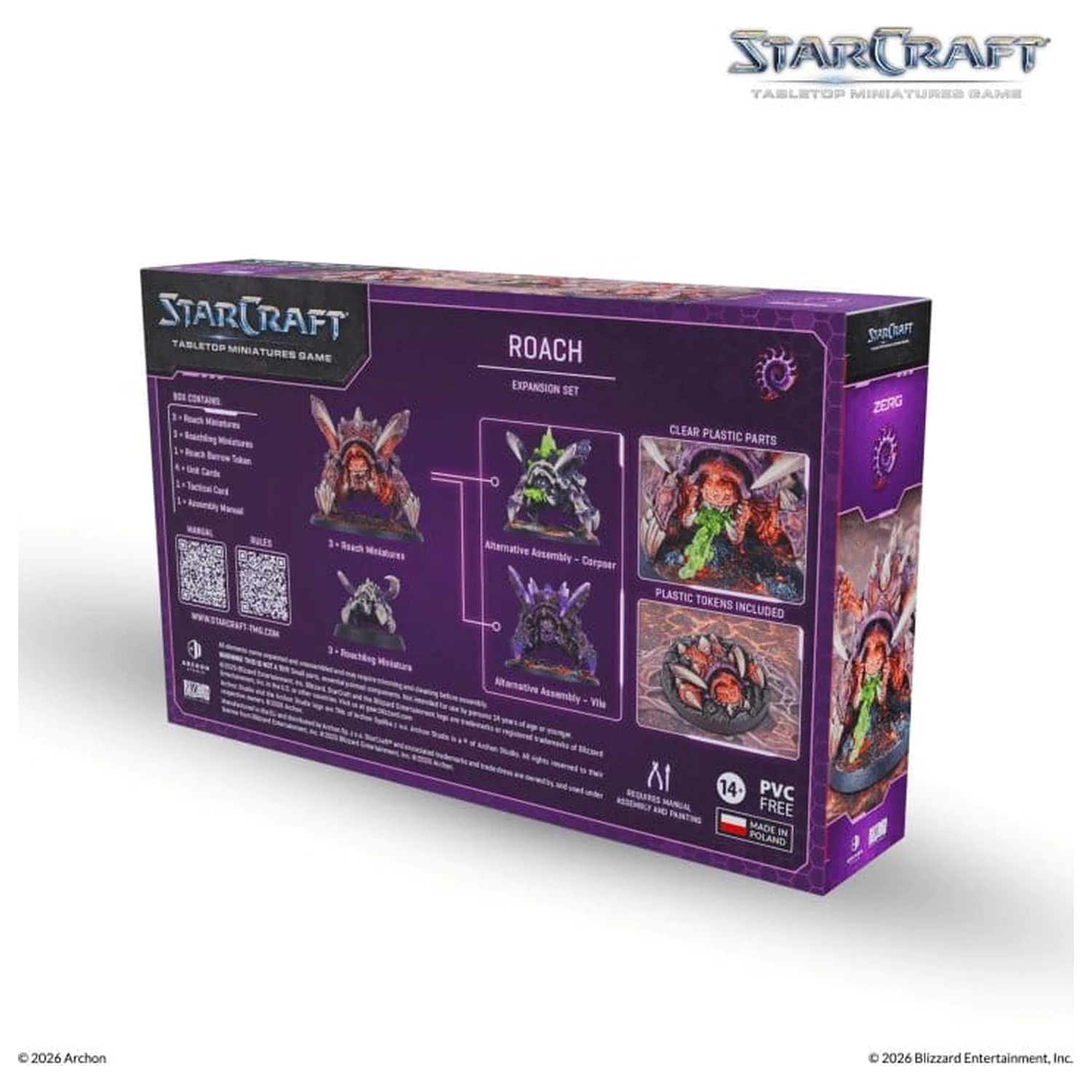 StarCraft TMG Rozširujúca súprava Zerg: Roach produktová fotografia