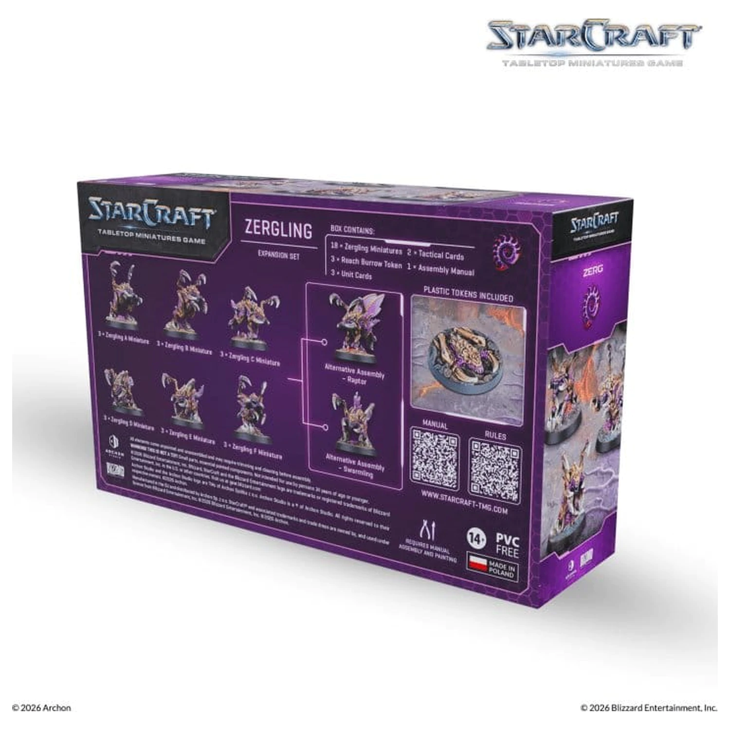 StarCraft TMG Rozširujúca súprava Zerg: Zergling produktová fotografia