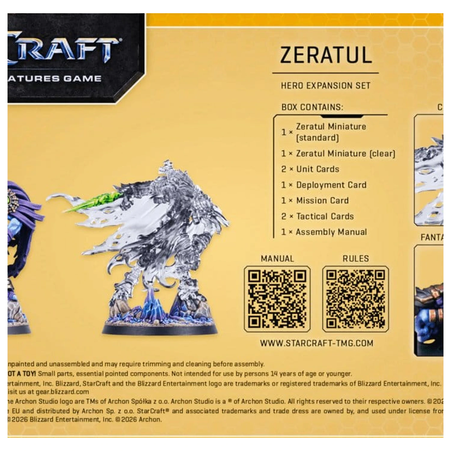 StarCraft TMG Hero Rozšírená súprava Protoss: Zeratul produktová fotografia