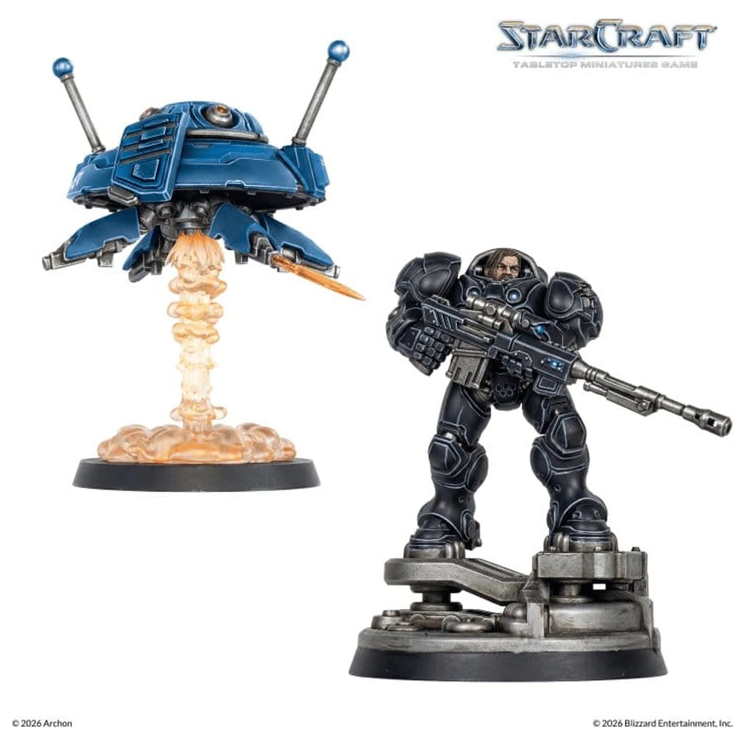 StarCraft TMG Hero Rozšírenie Set Terran: Jim Raynor & Point Defense Drone produktová fotografia