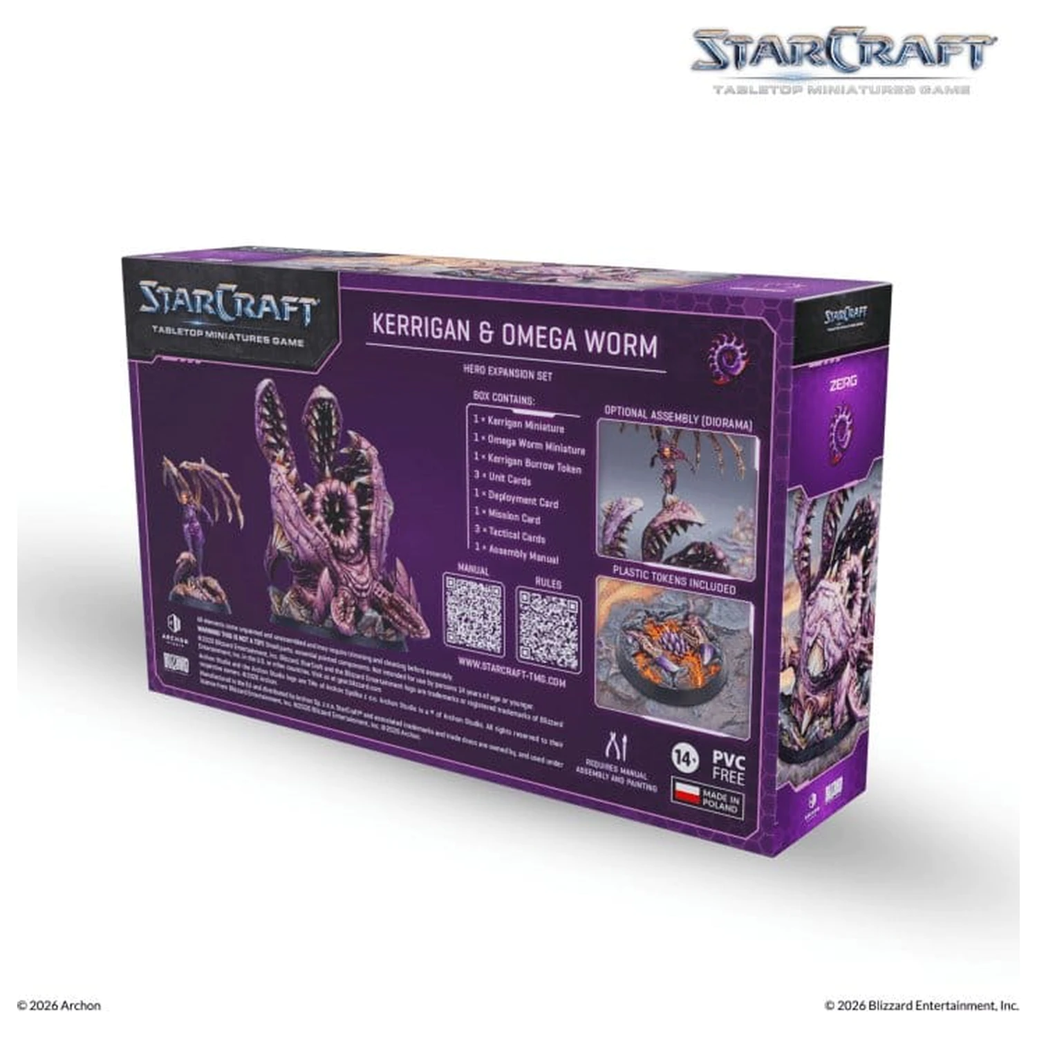 StarCraft TMG Rozširujúca súprava hrdinov Zerg: Kerrigan a Omega Worm produktová fotografia