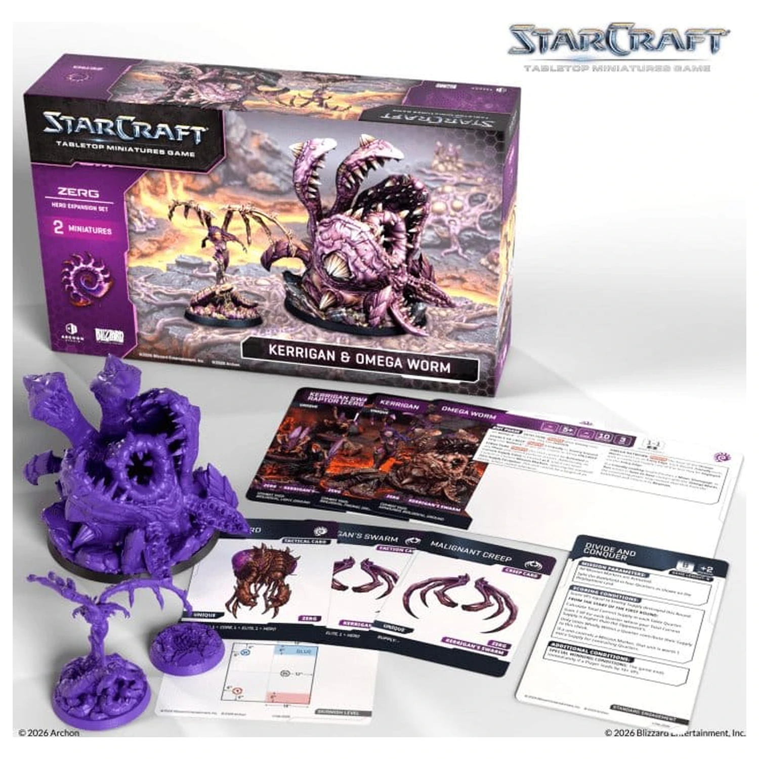 StarCraft TMG Rozširujúca súprava hrdinov Zerg: Kerrigan a Omega Worm produktová fotografia