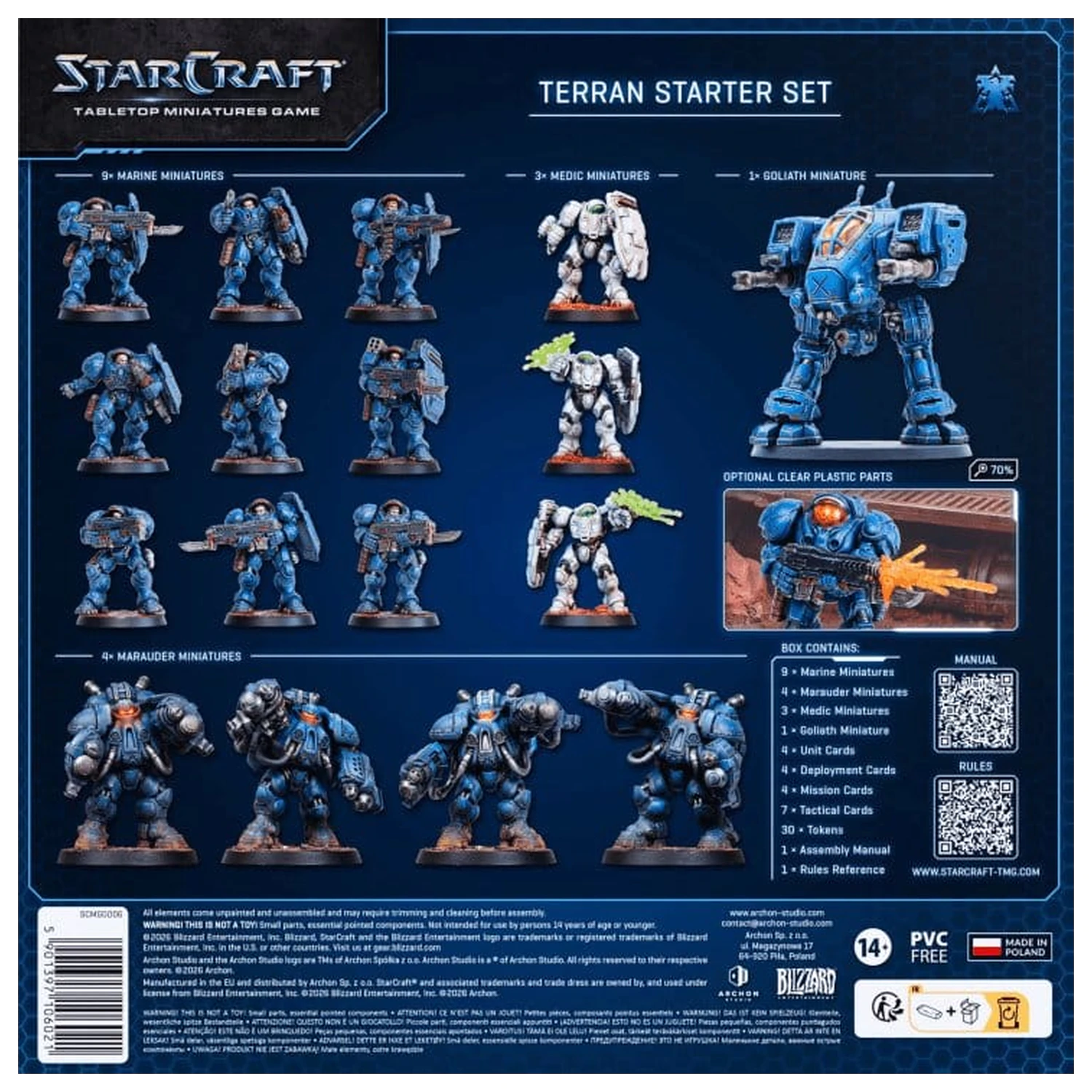 StarCraft TMG štartovacia sada Terran produktová fotografia