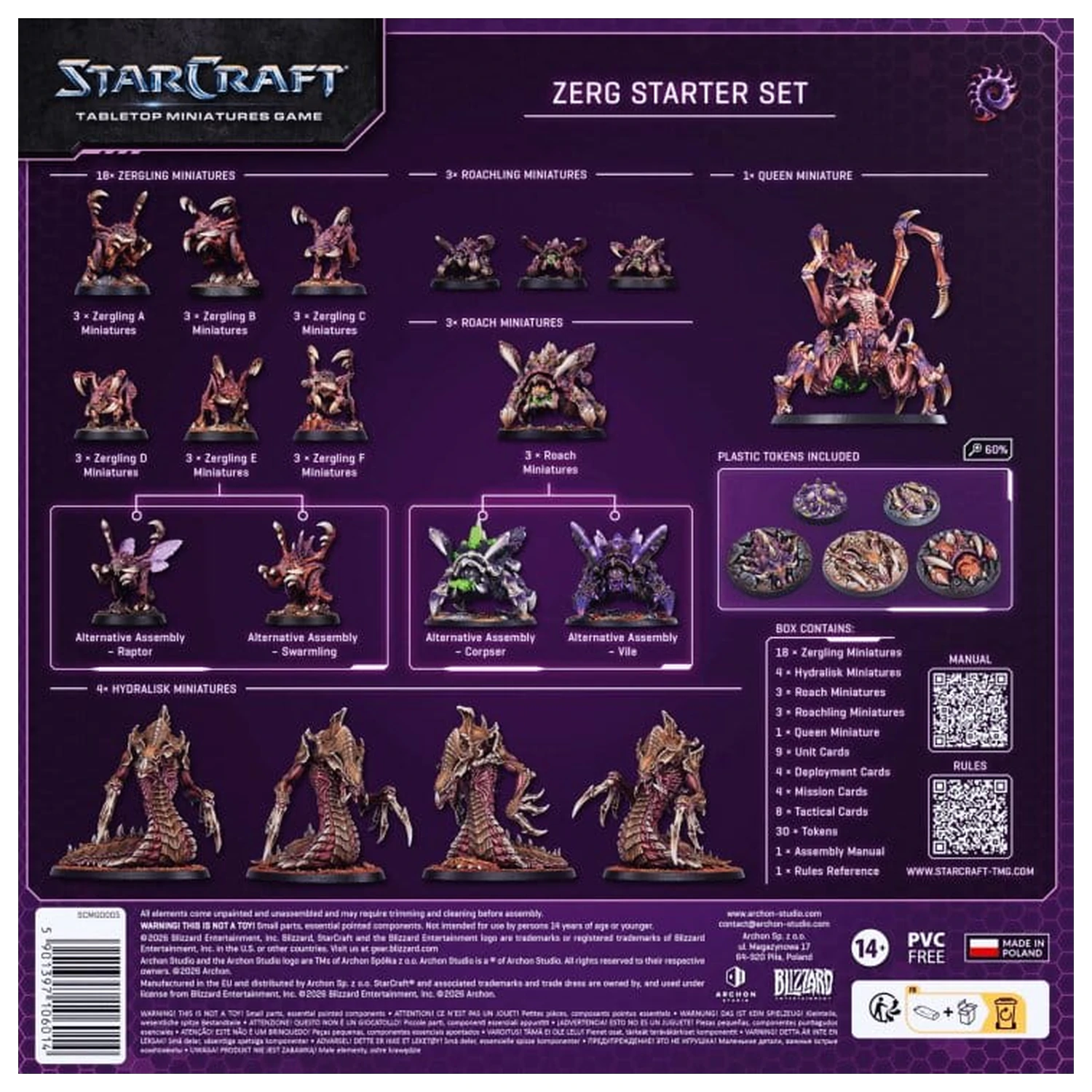 StarCraft TMG štartovacia sada Zerg produktová fotografia