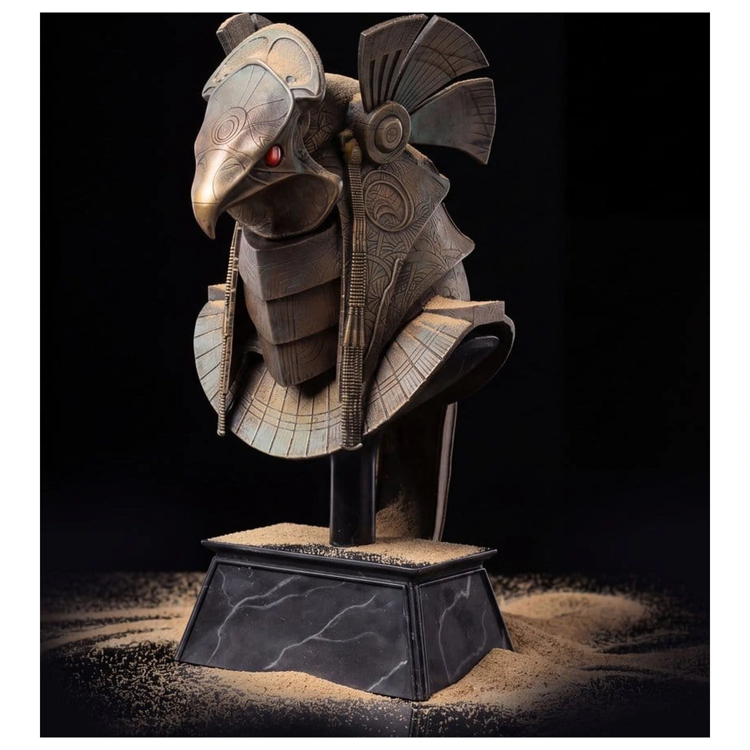 Stargate replika na pracovný stôl replika prilby Horus Guard 15 cm produktová fotografia
