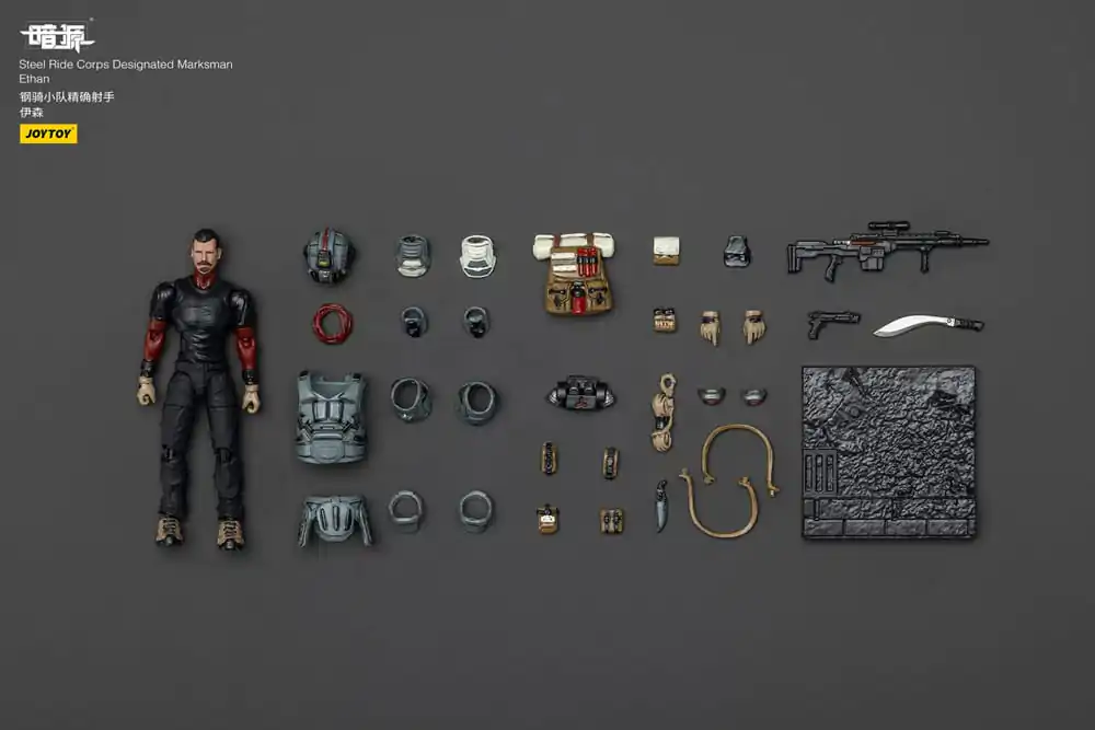 Steel Ride Corps Dark Source Akčná Figúrka Designated Marksman Ethan 7 cm produktová fotografia