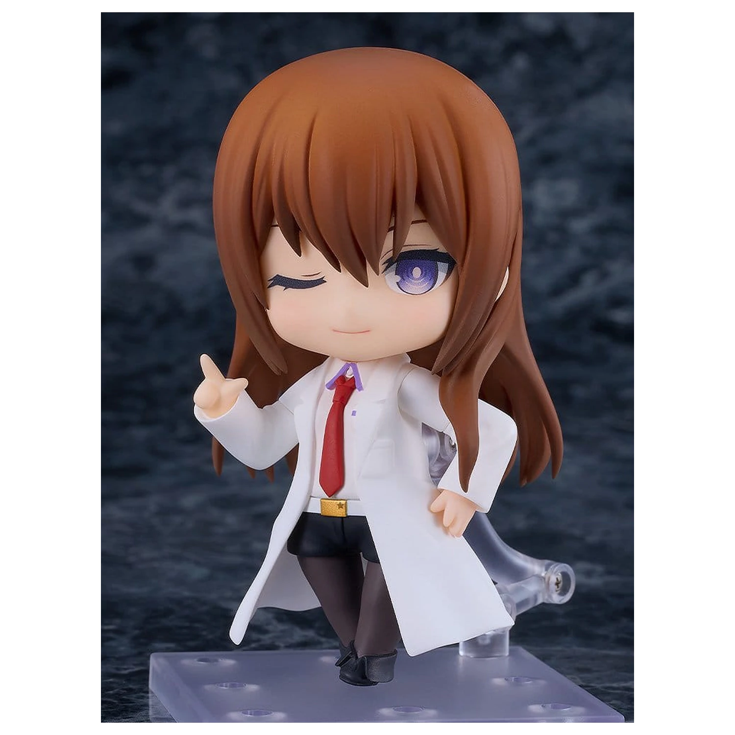 Steins Gate Nendoroid Základná akčná figúrka Kurisu Makise: Lab Coat Ver. 10 cm produktová fotografia