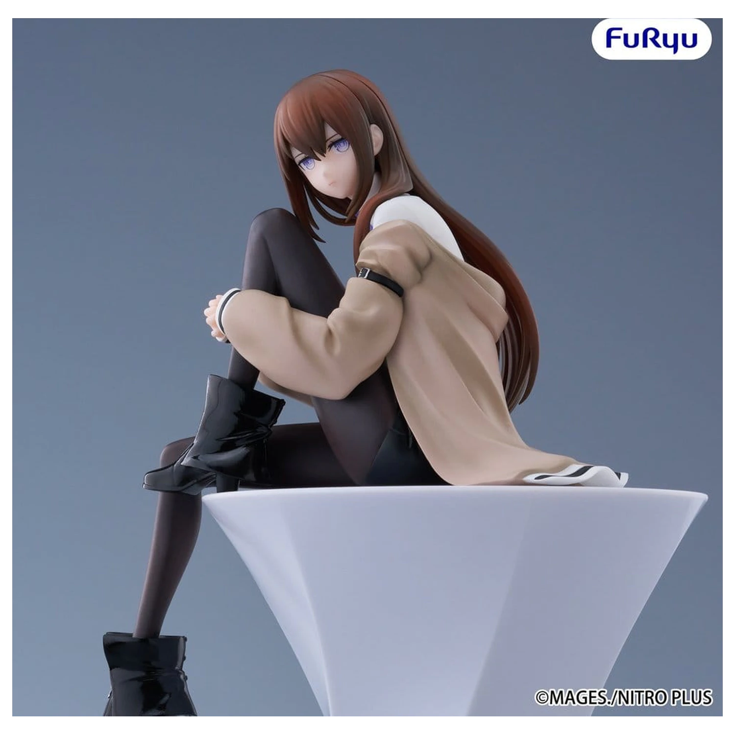 Steins Gate Noodle Stopper PVC Socha Kurisu Makise 14 cm produktová fotografia
