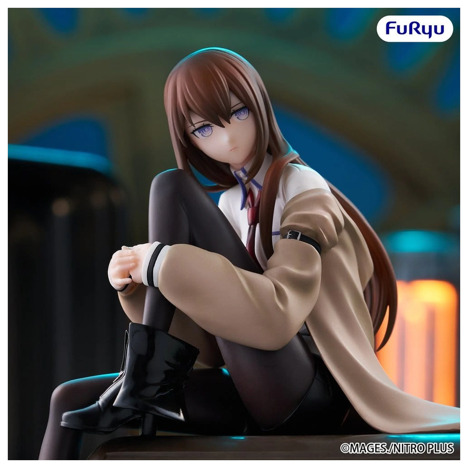 Steins Gate Noodle Stopper PVC Socha Kurisu Makise 14 cm produktová fotografia