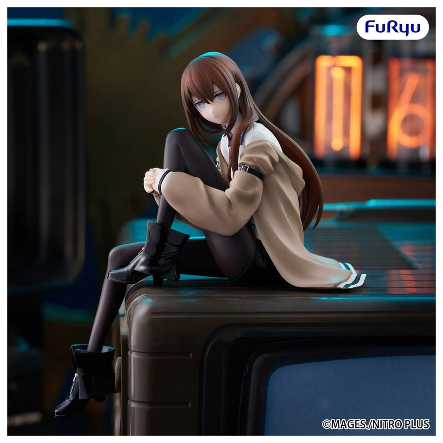 Steins Gate Noodle Stopper PVC Socha Kurisu Makise 14 cm produktová fotografia