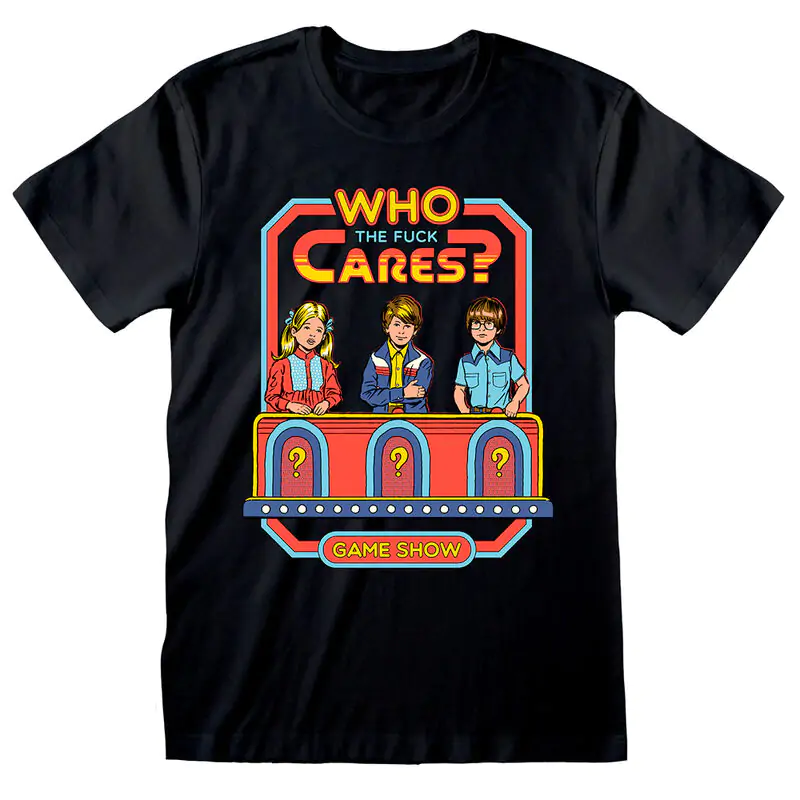 Steven Rhodes Who Cares pánske tričko produktová fotografia