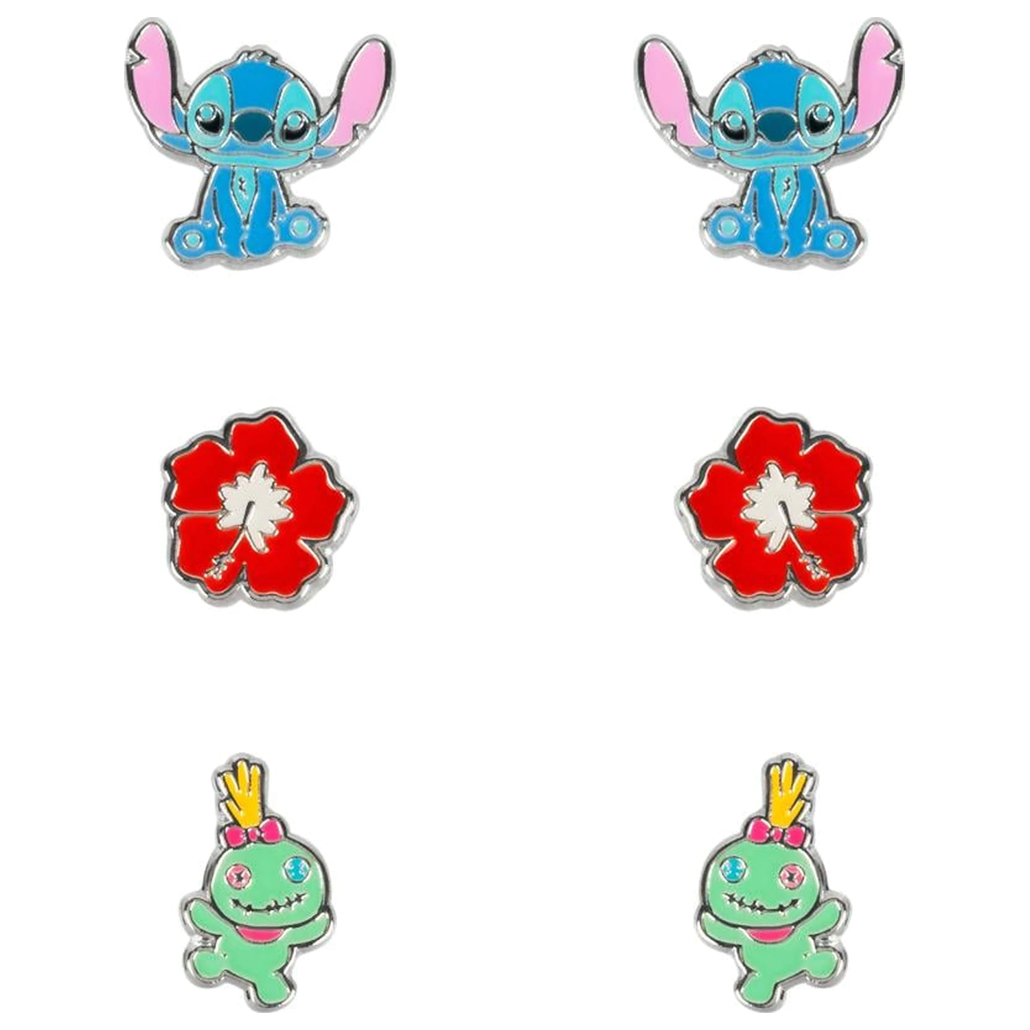 Stitch 3 páry napichovacích náušníc produktová fotografia