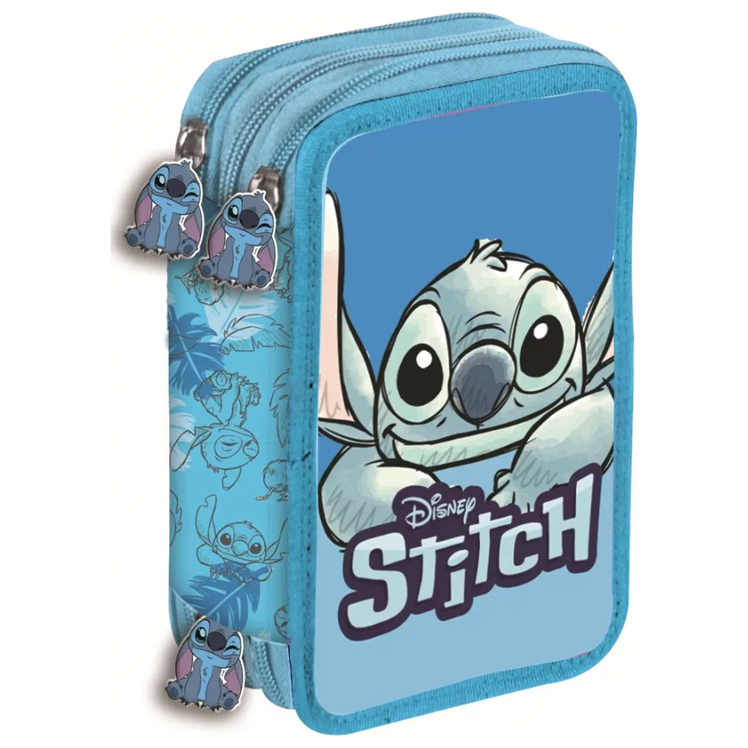 Stitch abstraktný vyplnený trojposchodový peračník produktová fotografia