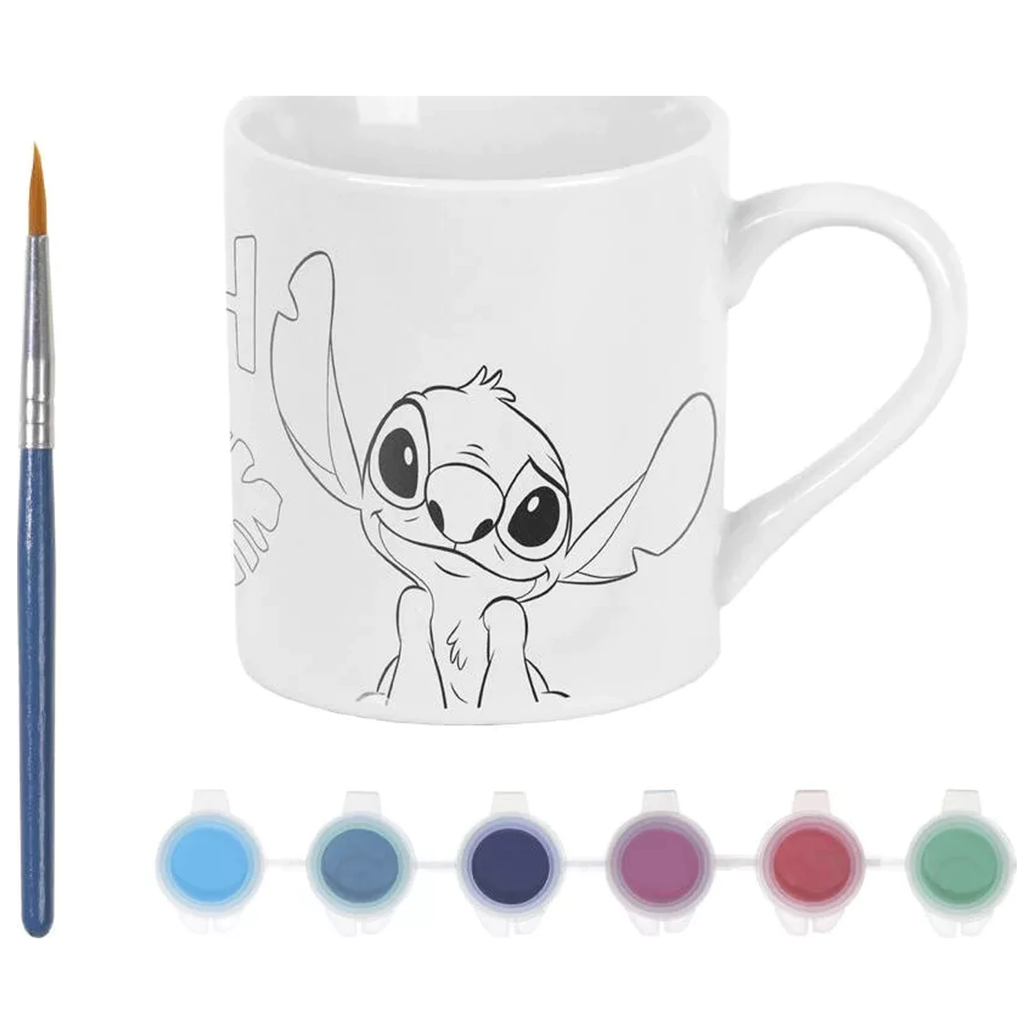 Stitch Alien maľovatelný porcelánový hrnček 235 ml produktová fotografia