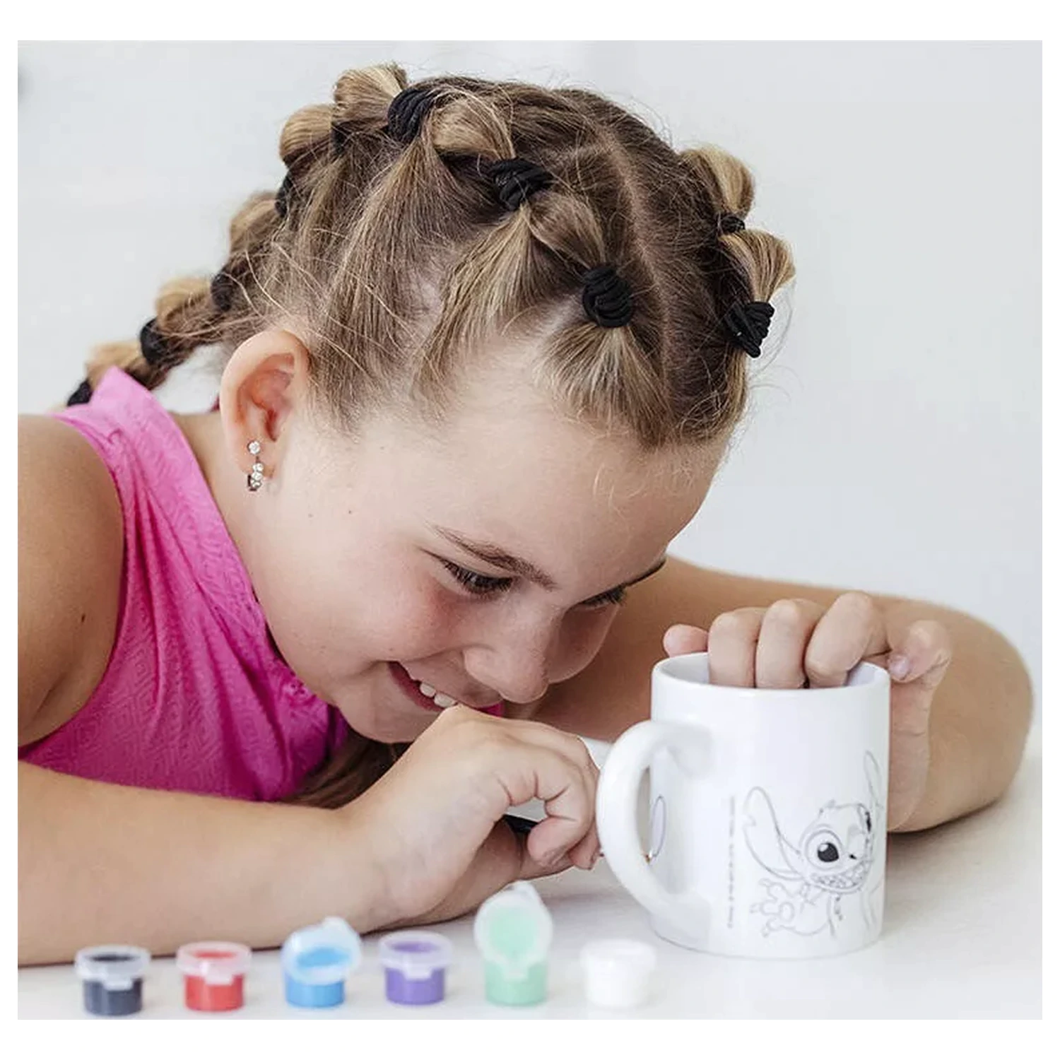 Stitch Alien maľovatelný porcelánový hrnček 235 ml produktová fotografia