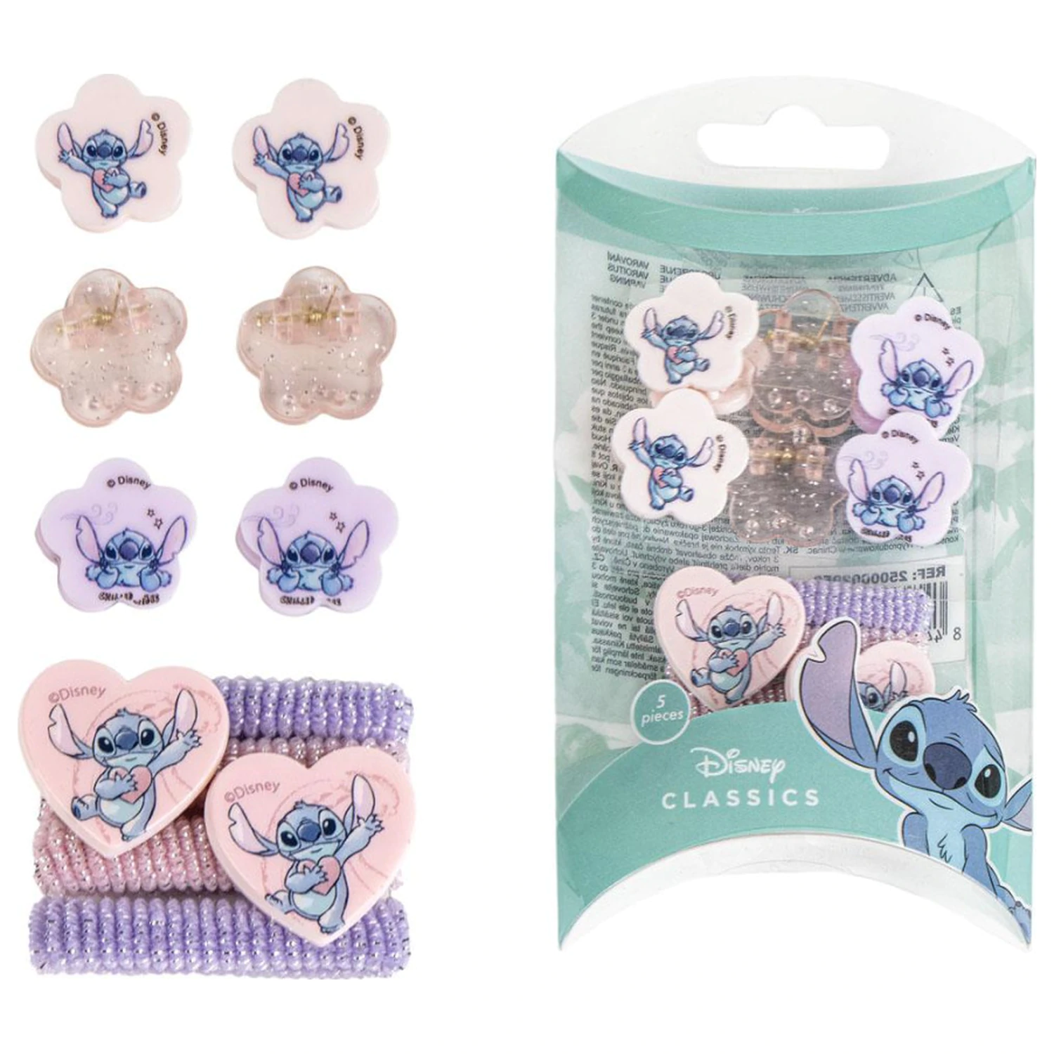 Stitch Alien Heart Sponka do vlasov, Gumička do vlasov v škatuli produktová fotografia