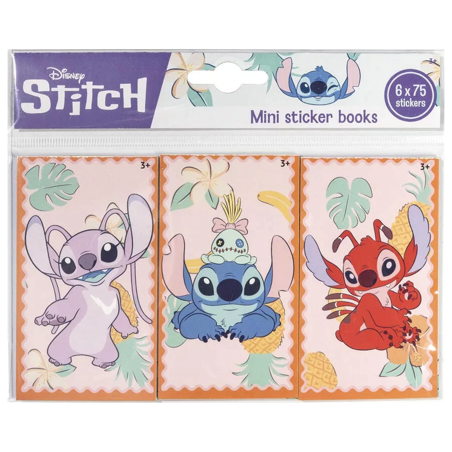 Stitch Aliens Mini sada nálepiek, 6 kusov produktová fotografia