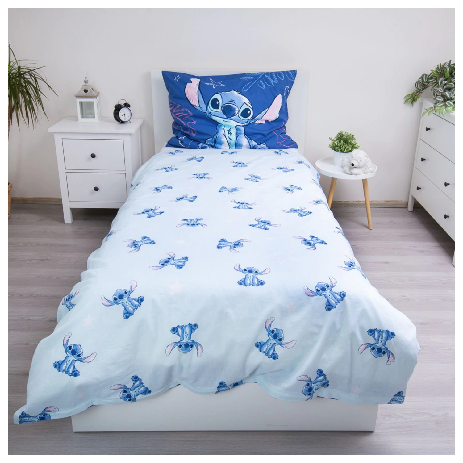 Stitch Aloha Blue obliečka na prikrývku produktová fotografia