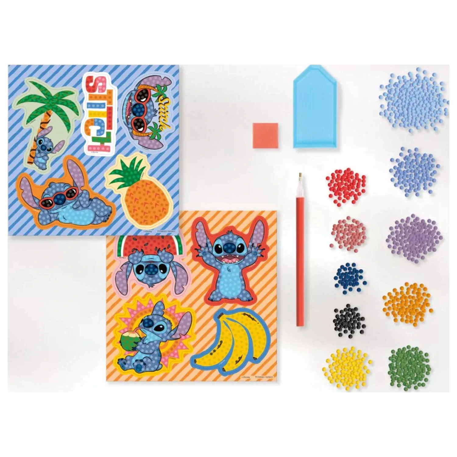 Lilo & Stitch Aloha Diamond Painting súprava 9 nálepiek produktová fotografia
