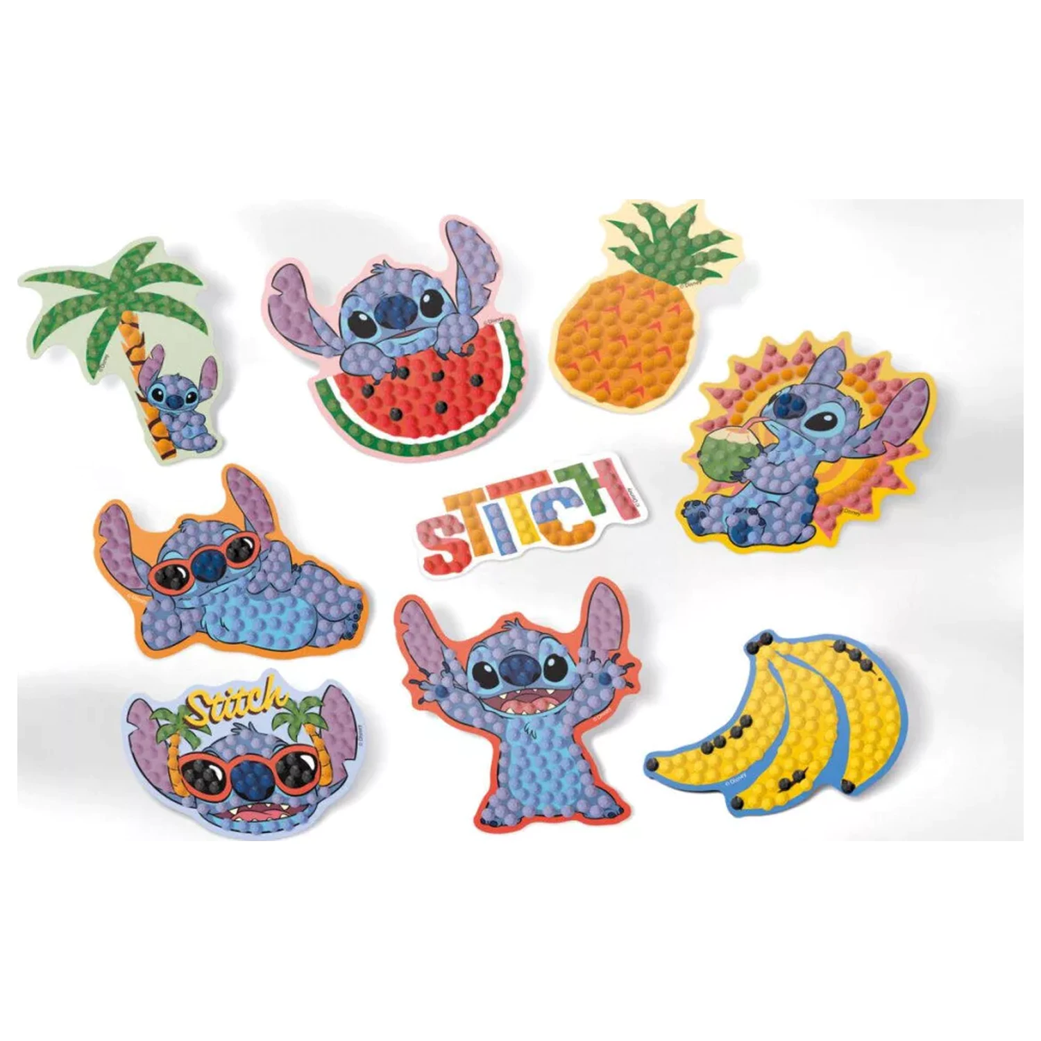 Lilo & Stitch Aloha Diamond Painting súprava 9 nálepiek produktová fotografia