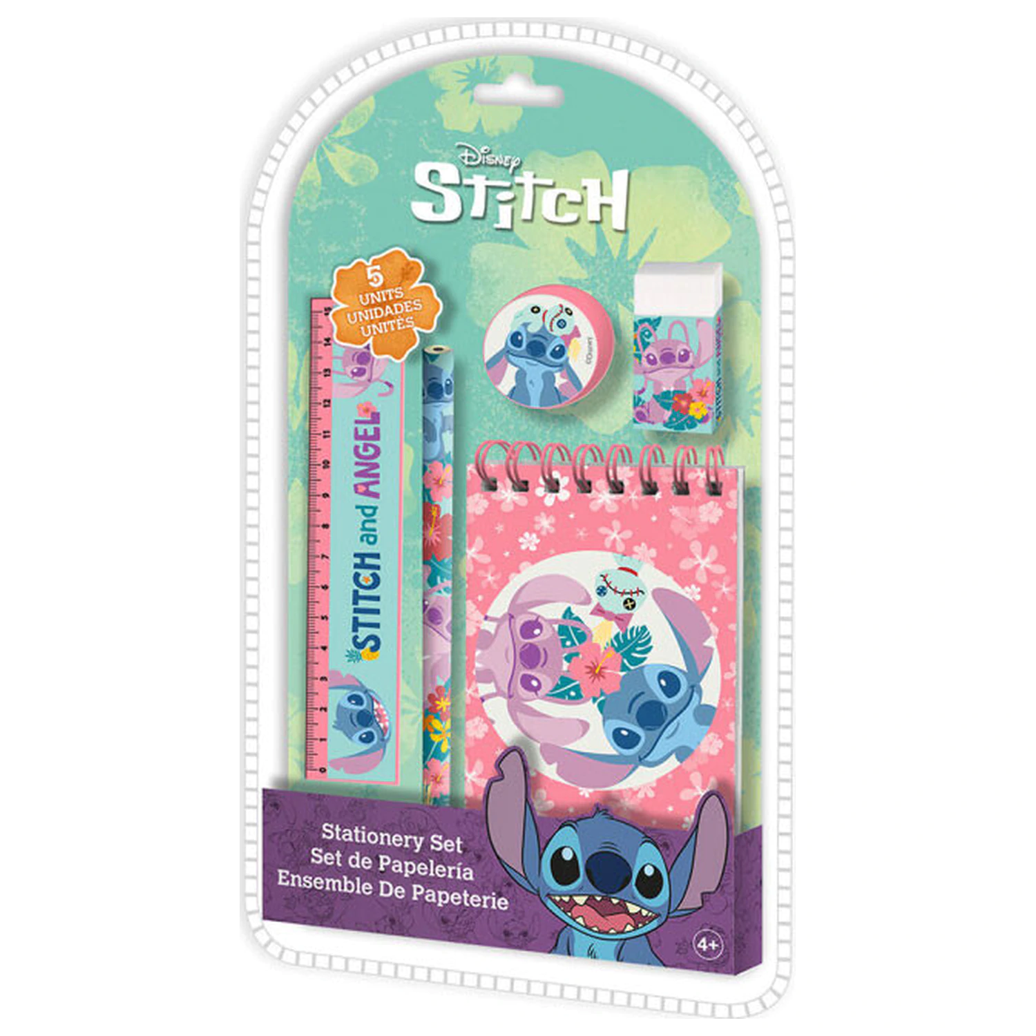 Lilo & Stitch Aloha súprava písacích potrieb 5 ks produktová fotografia