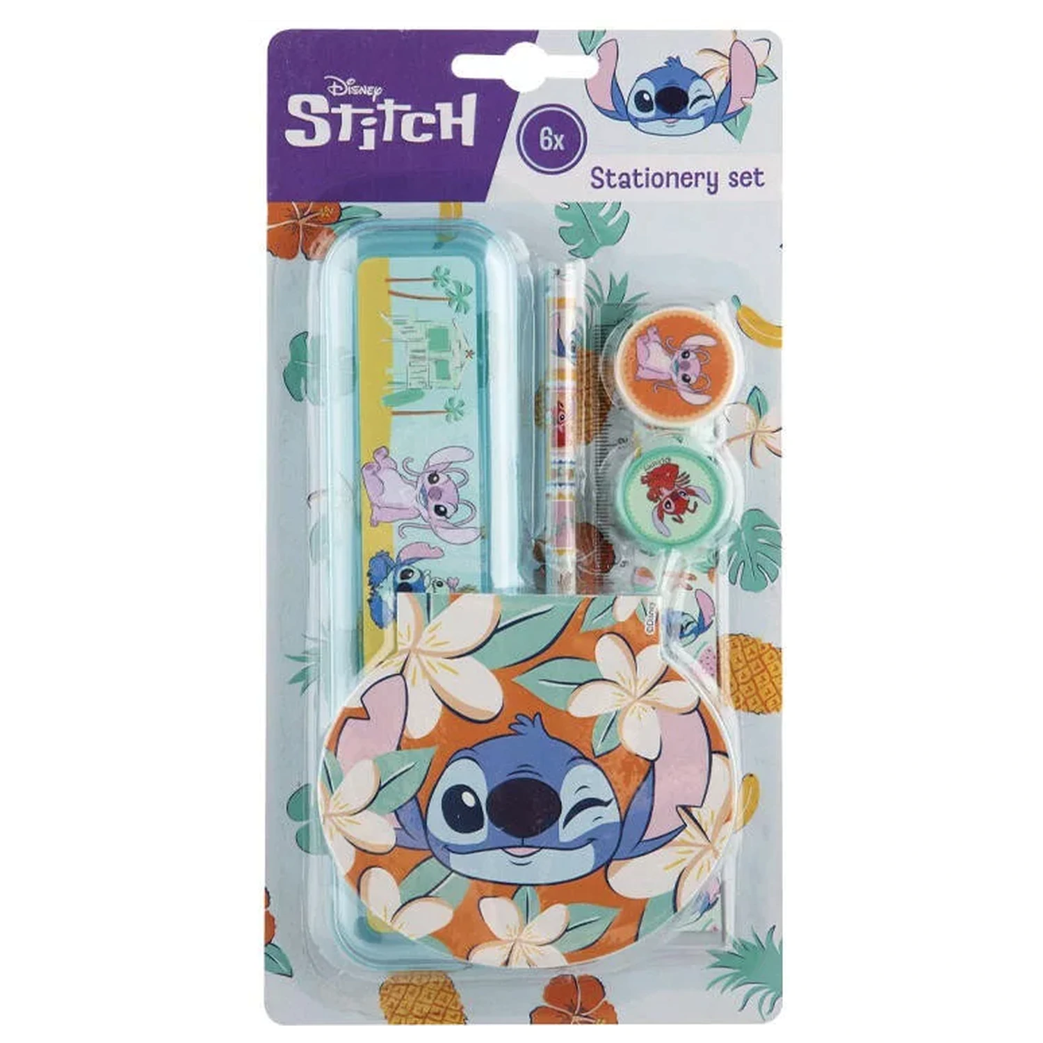 Stitch Aloha sada kancelárskych potrieb – 6 ks produktová fotografia